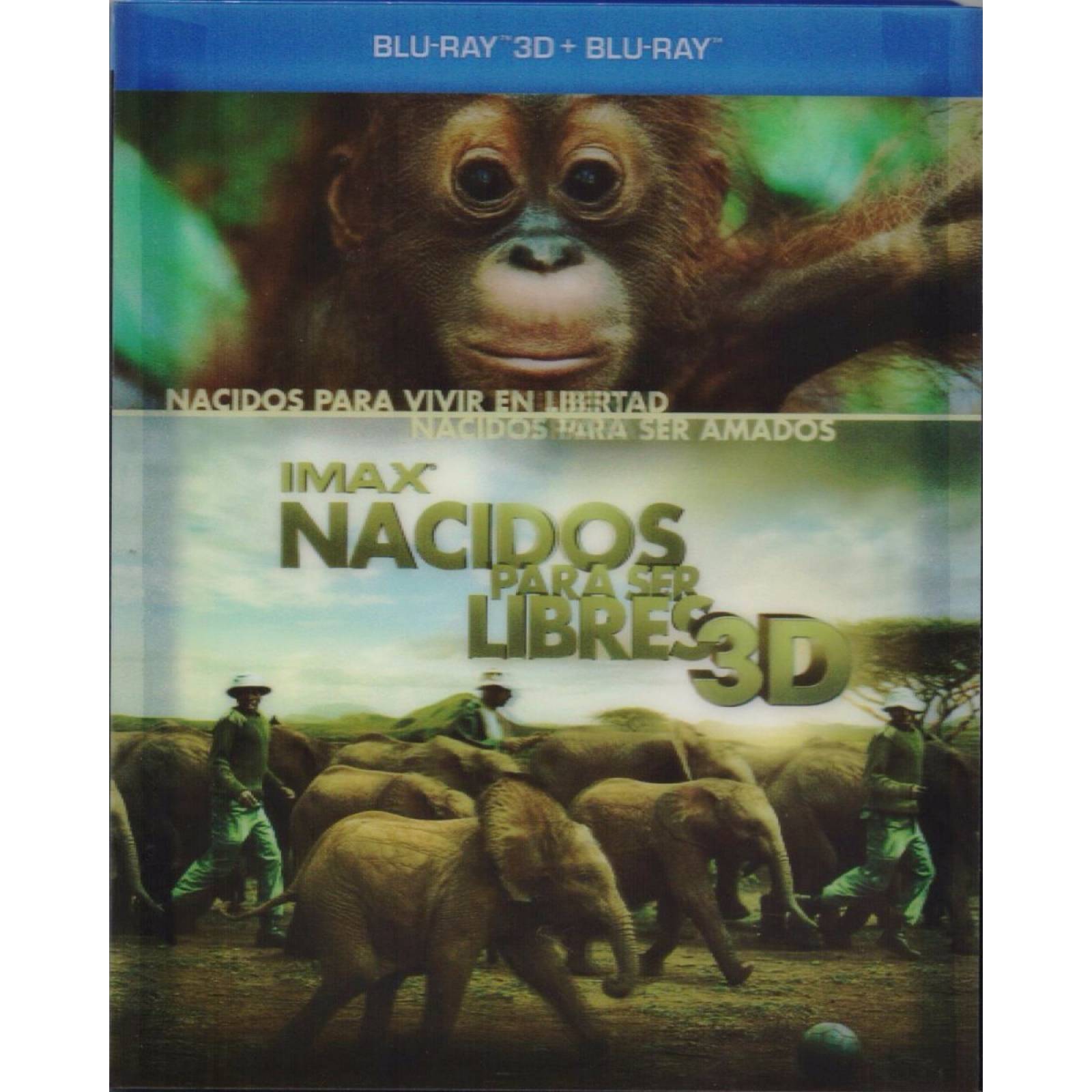 Imax Nacidos Para Ser Libres Pelicula Blu-ray 3d + Blu-ray