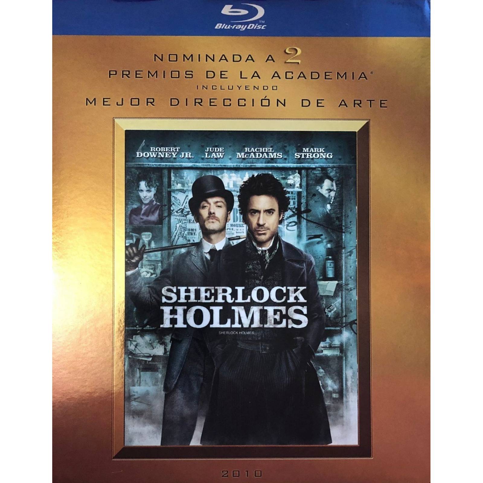 Sherlock Holmes Robert Downey Jr Pelicula Blu-ray + Dvd
