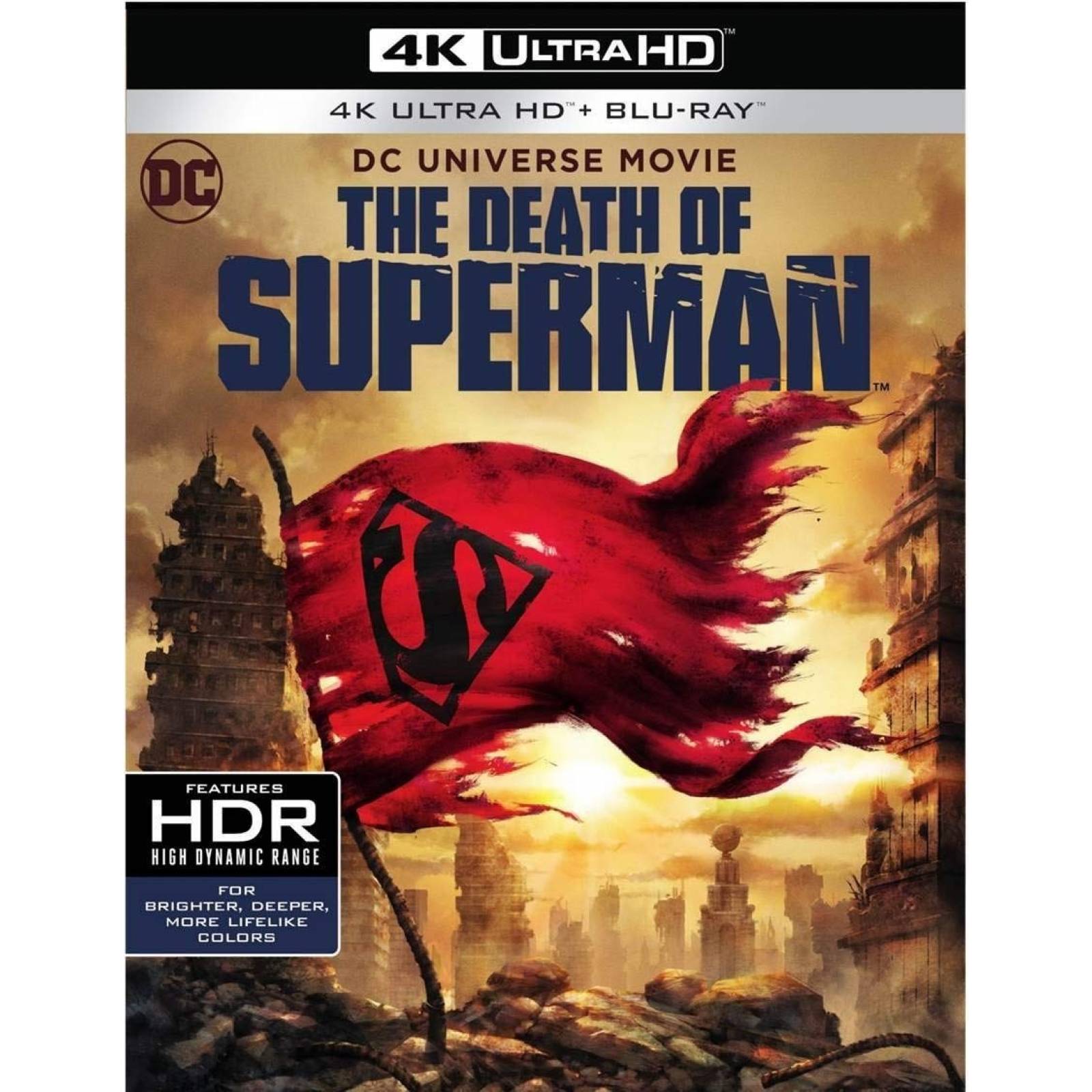 La Muerte De Superman Dc Universe 4k Ultra Hd + Blu-ray