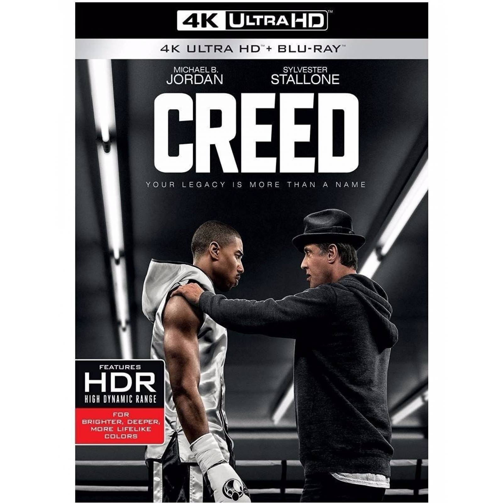Creed Sylvester Stallone Pelicula 4k Ultra Hd + Blu-ray + Dc