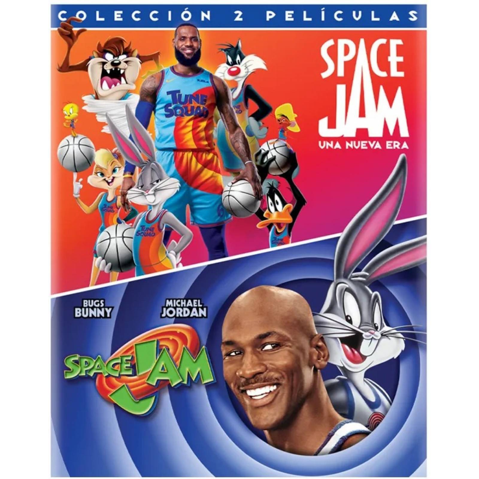 Space Jam 1 Y 2 Michael Jordan Lebron James Boxset Blu-ray