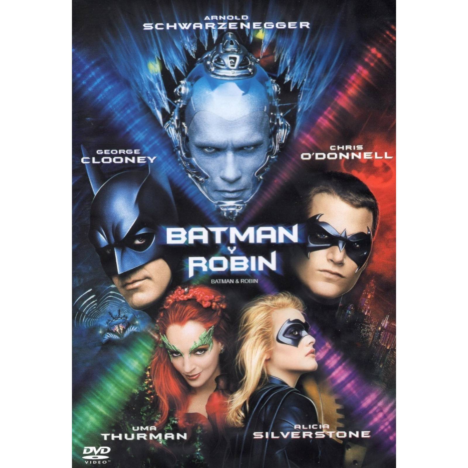 Batman Y Robin 1997 George Clooney Uma Thurman Pelicula Dvd