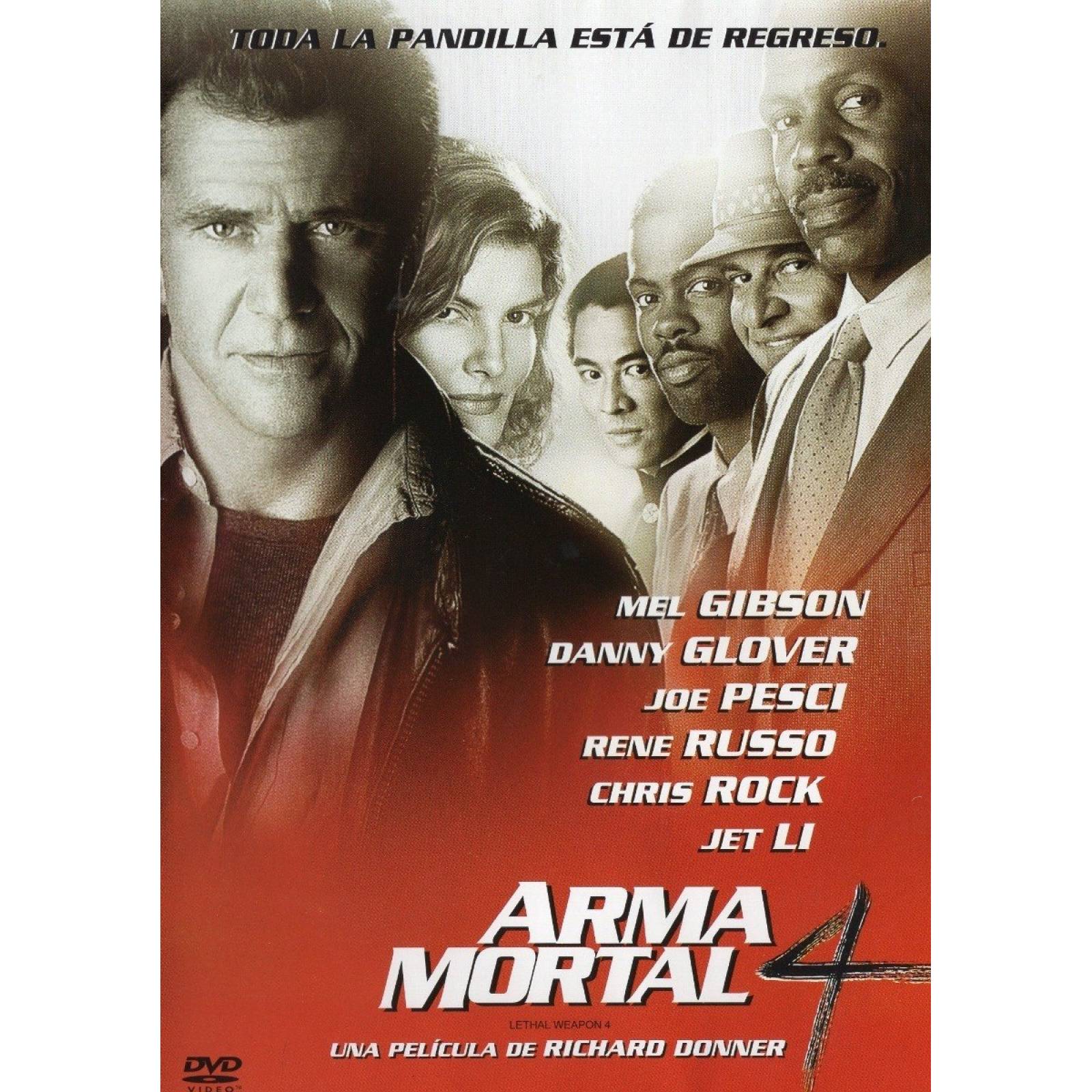 Arma Mortal 4 Cuatro Mel Gibson Pelicula Dvd