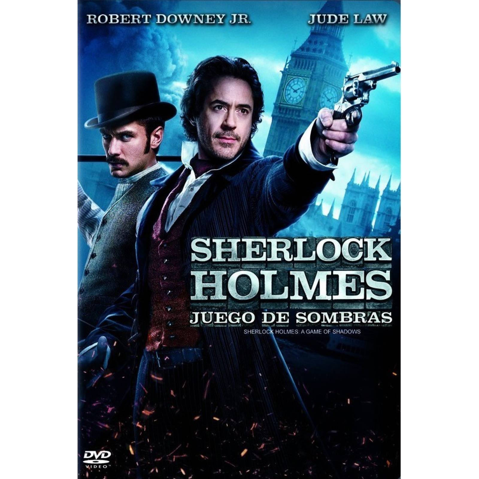 Sherlock Holmes 2 Dos Juego Sombras Downey Jr Pelicula Dvd
