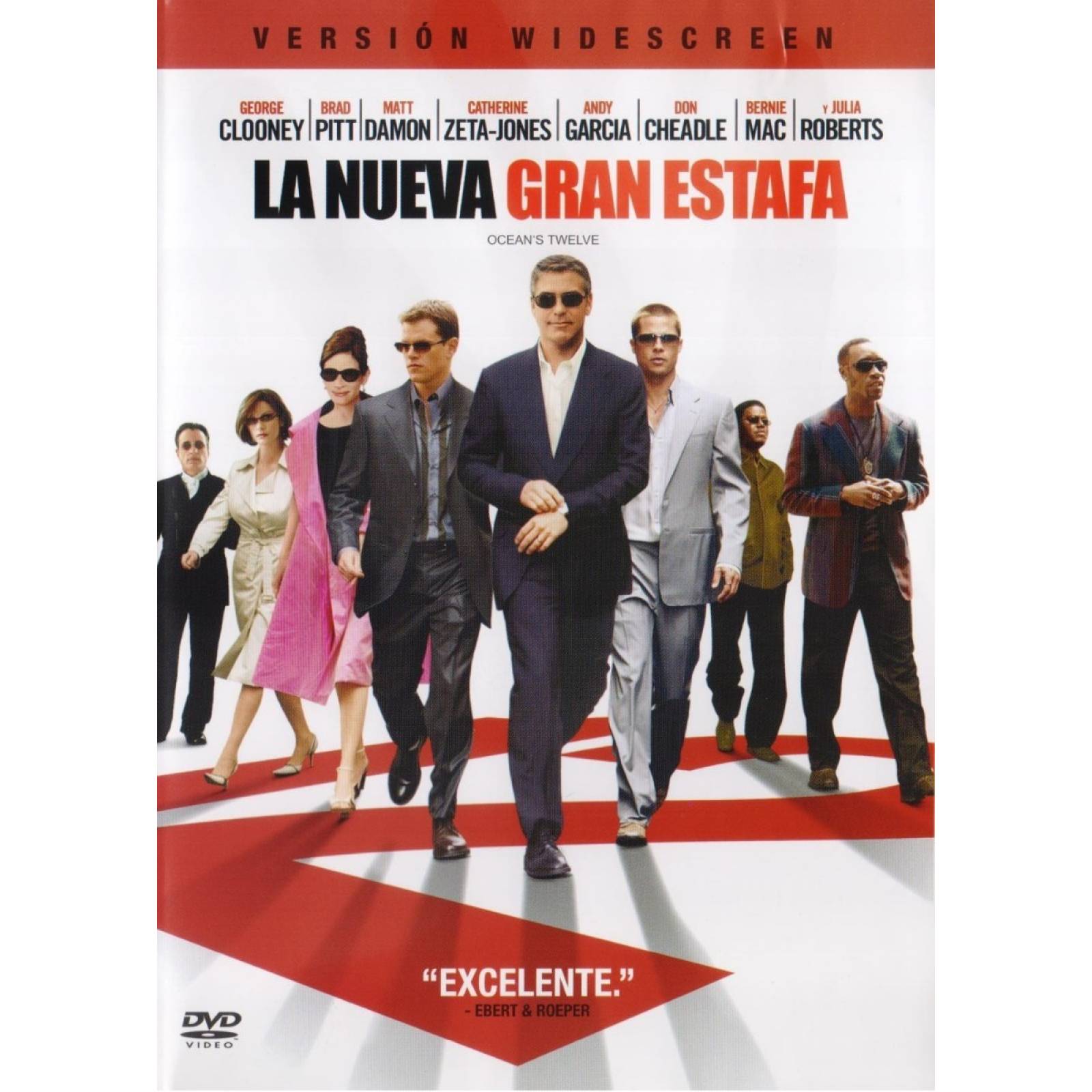 La Nueva Gran Estafa Oceans 12 George Clooney Pelicula Dvd