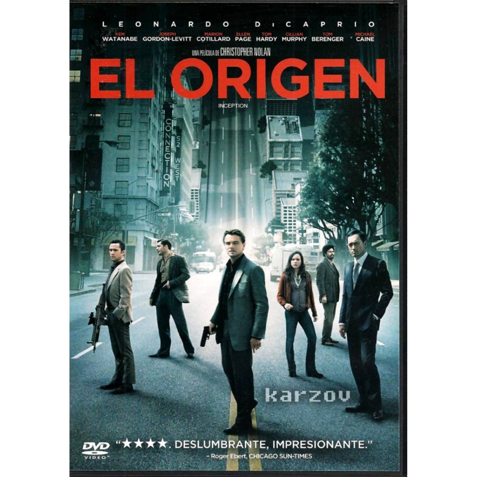 Leonardo Dicaprio Inception F El Origen Inception Nolan Leonardo Dicaprio  Pelicula Dvd, image size:1600x1600
