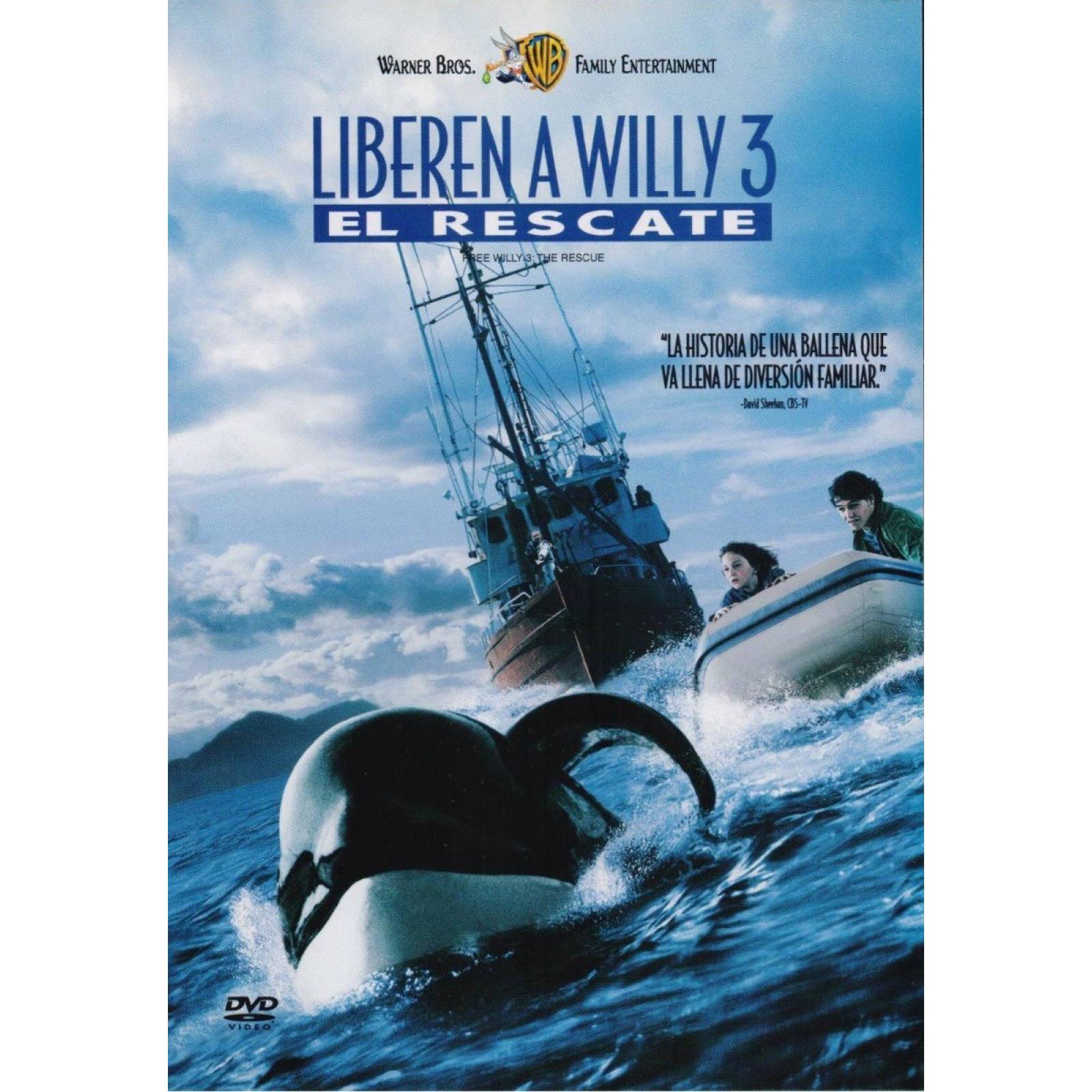 Liberen A Willy 3 El Rescate Pelicula Dvd