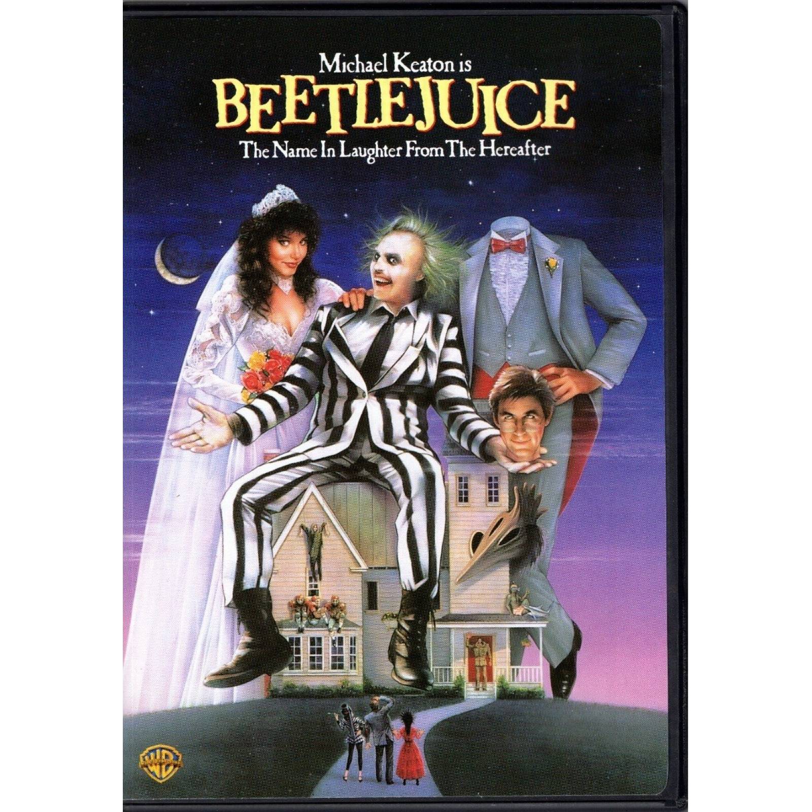 Beetlejuice El Super Fantasma 1988 Tim Burton Pelicula Dvd