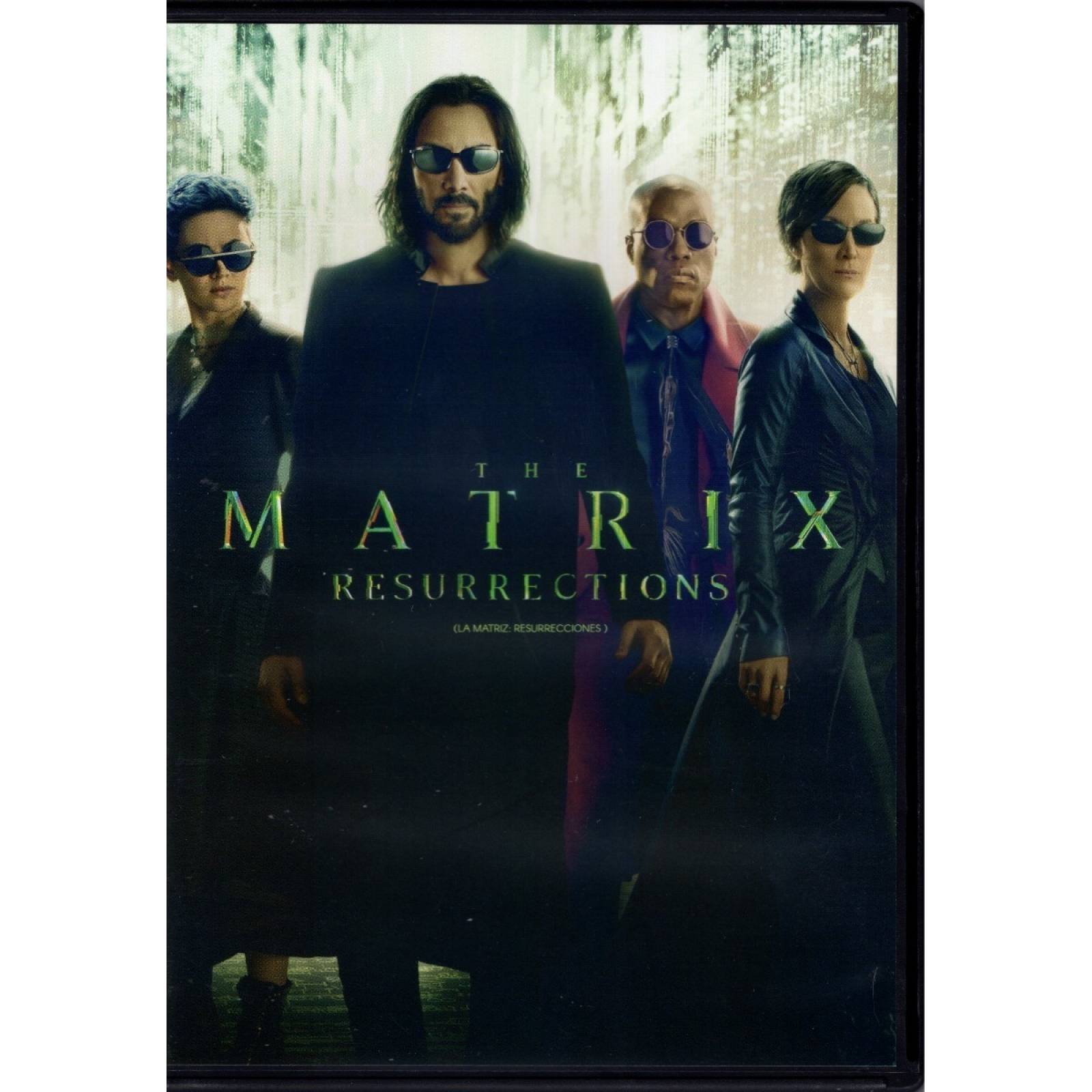 Matrix Resurrecciones Keanu Reeves Pelicula Dvd