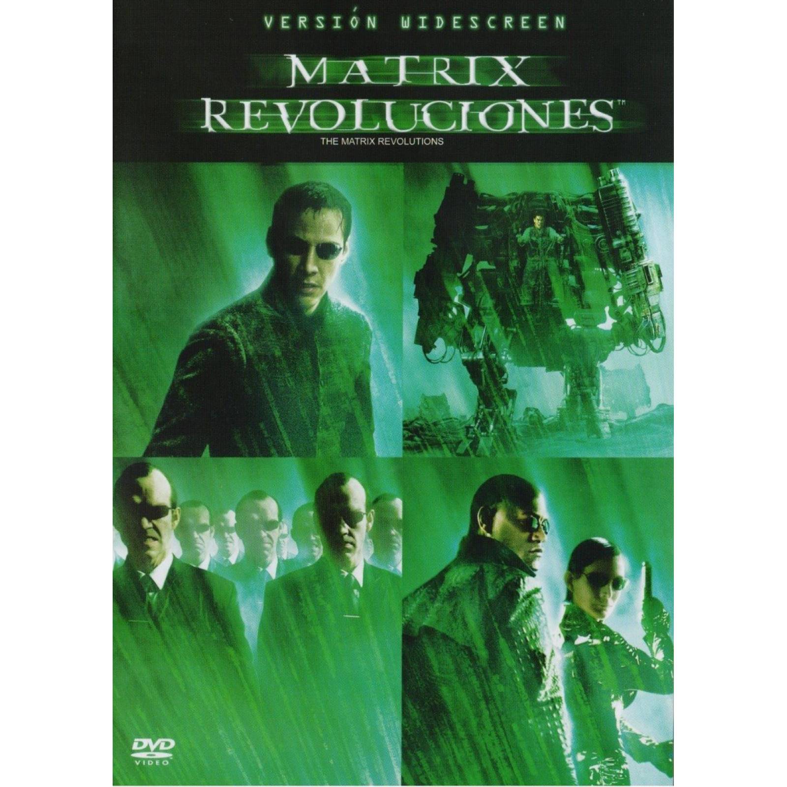Matrix Revoluciones Revolutions Keanu Reeves Pelicula Dvd