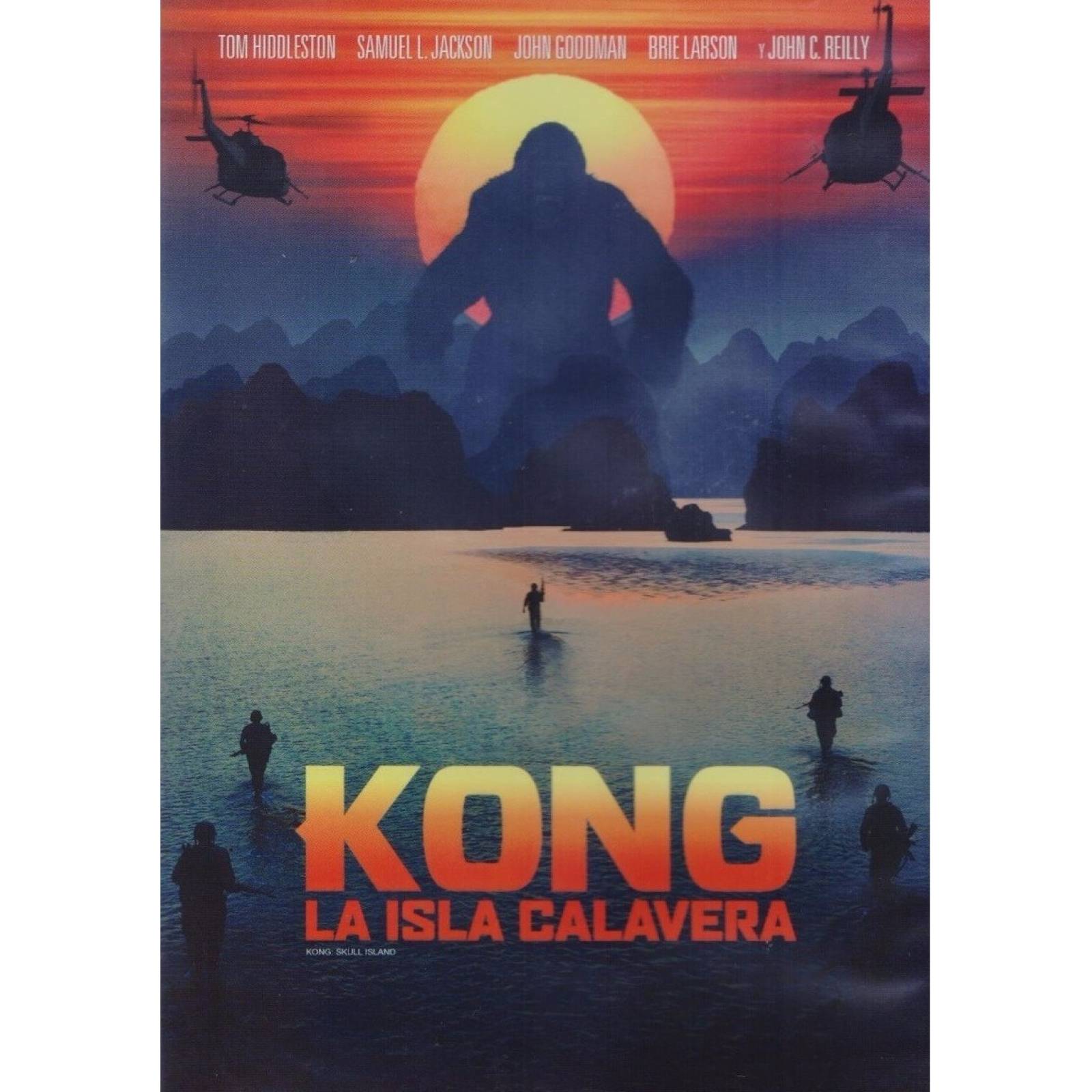 Kong La Isla Calavera Tom Hiddleston Pelicula Dvd