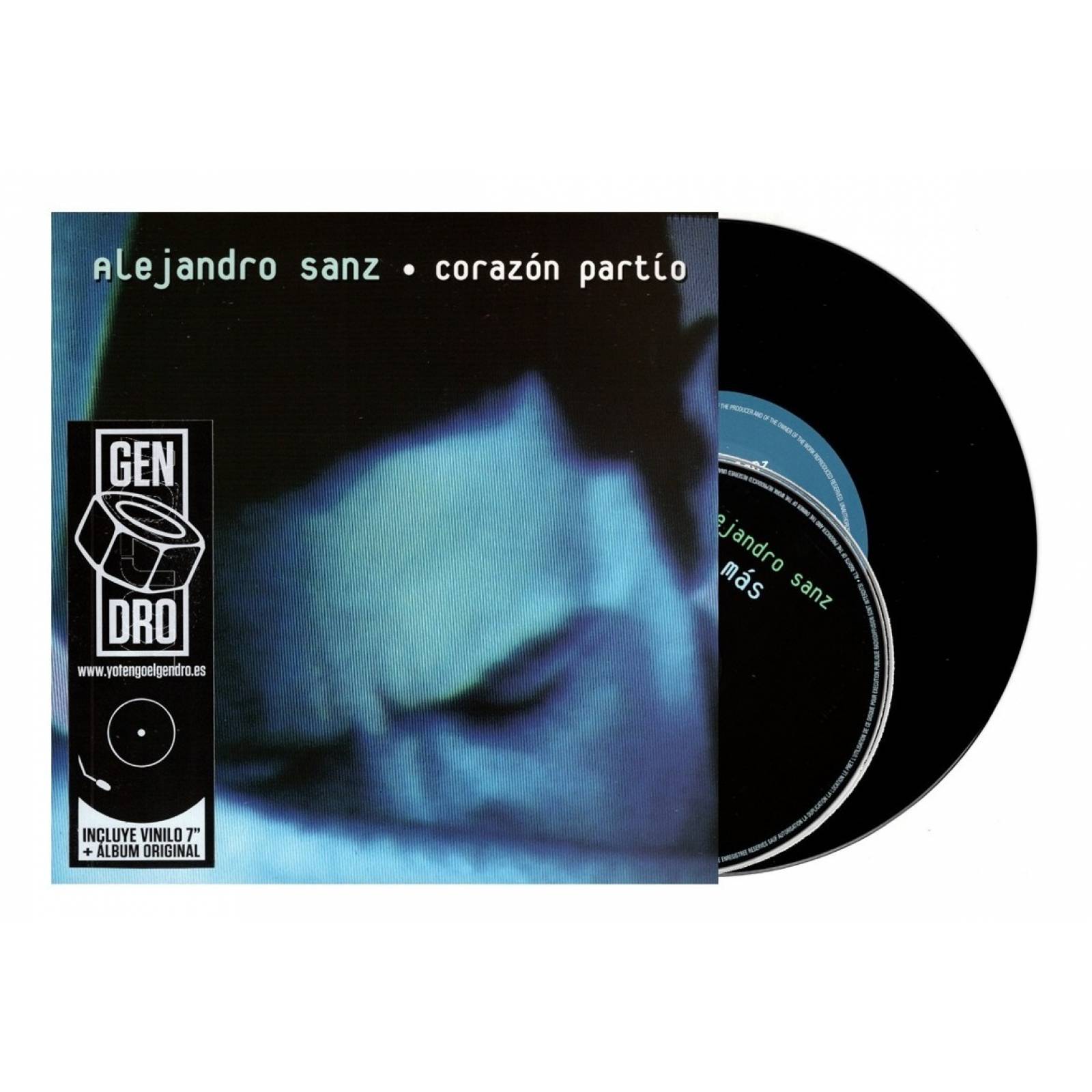Alejandro Sanz Corazon Partio & Mas Cd + Vinyl / 7 Pulgadas