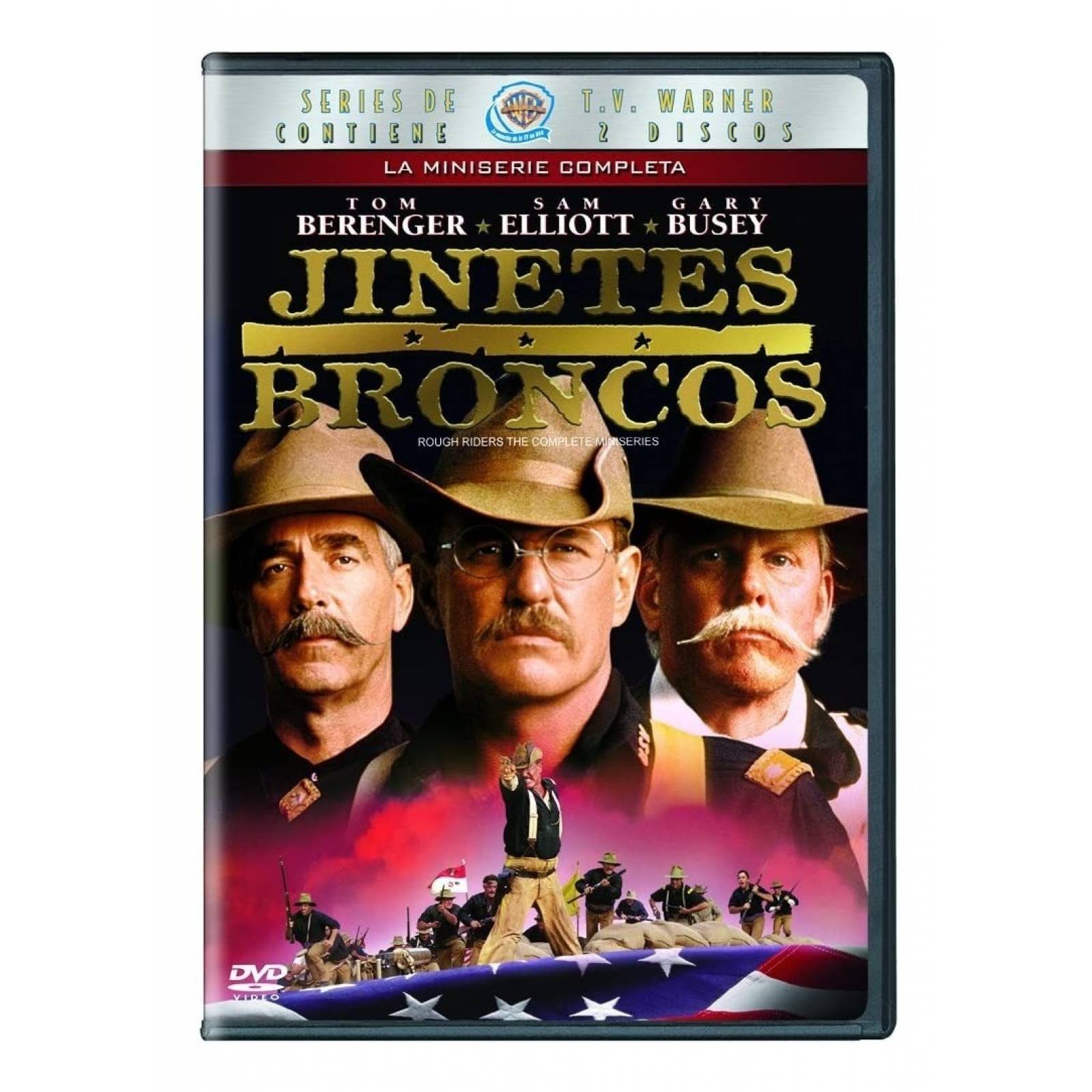 Jinetes Broncos Rough Riders Miniserie Completa Dvd