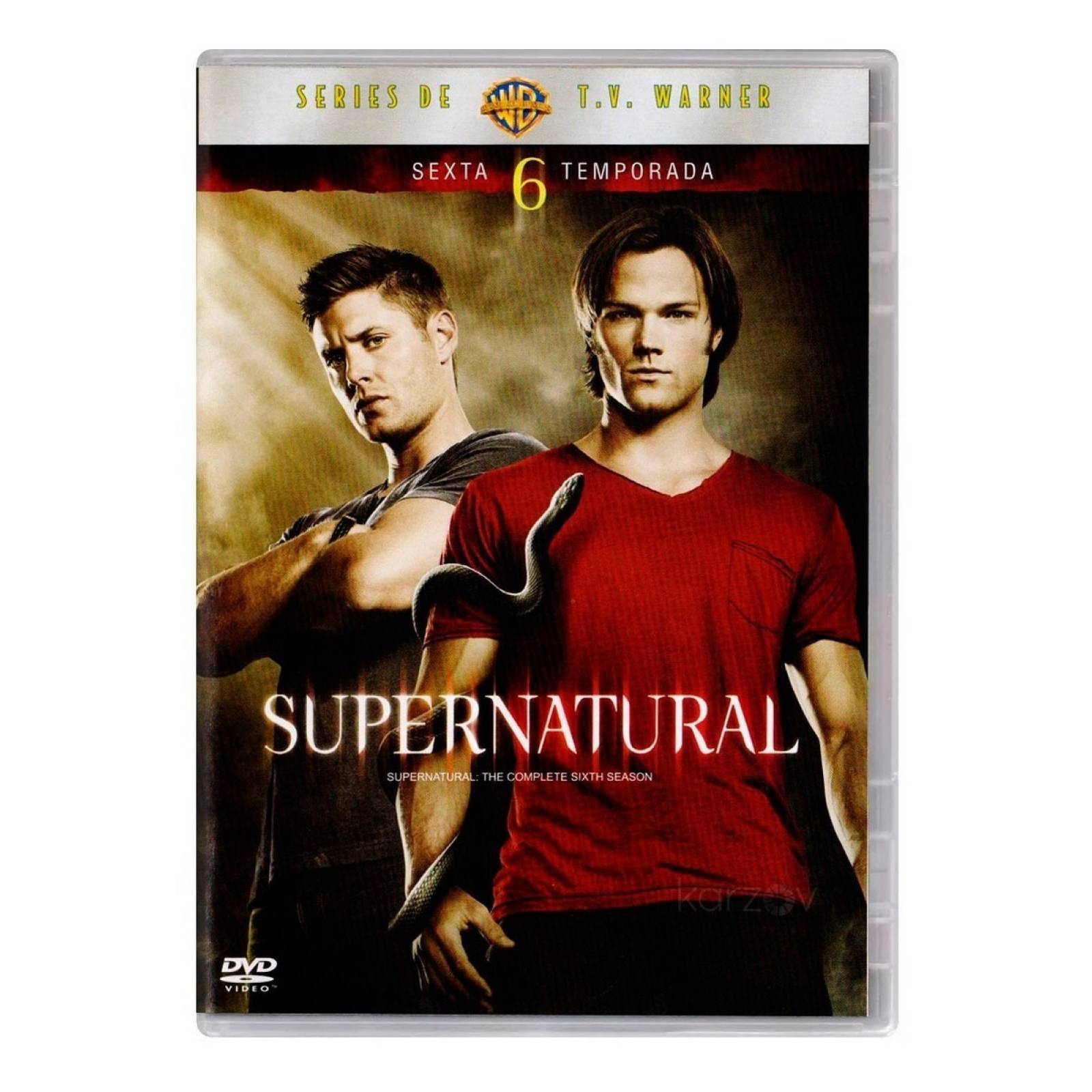 Supernatural Sexta Temporada 6 Seis Dvd