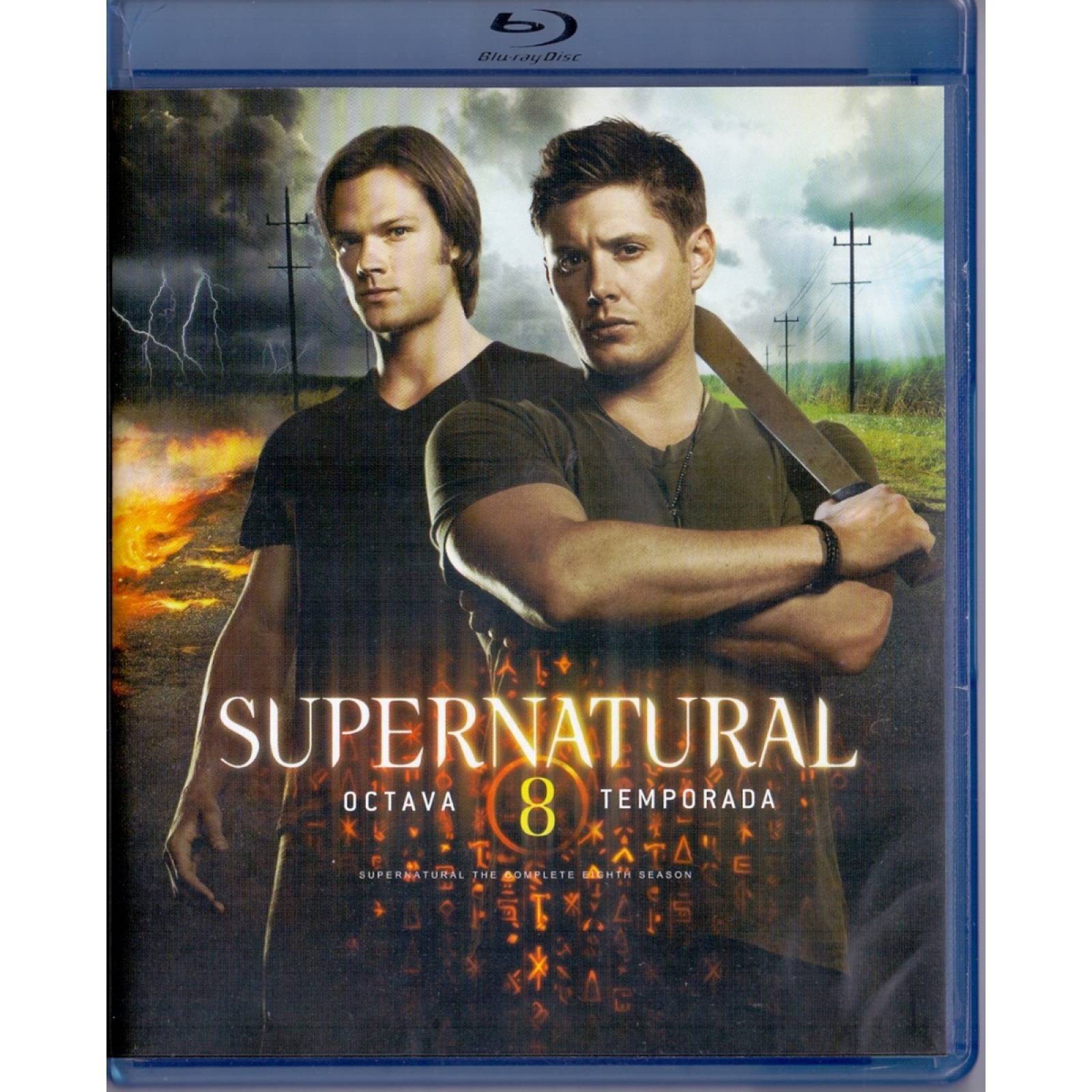 Supernatural Octava Temporada 8 Ocho Blu-ray
