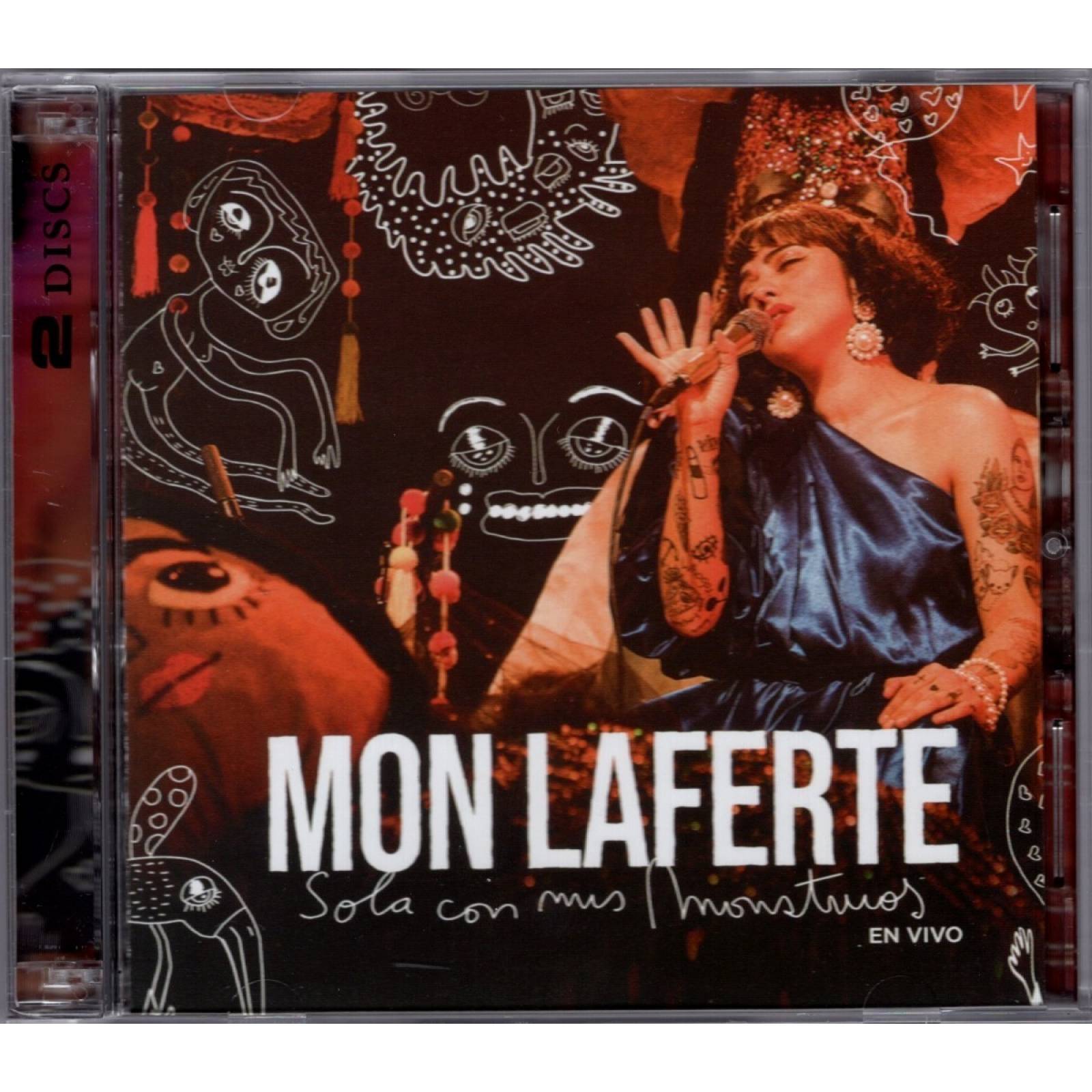 Mon Laferte - Sola Con Mis Monstruos En Vivo -disco Cd + Dvd.