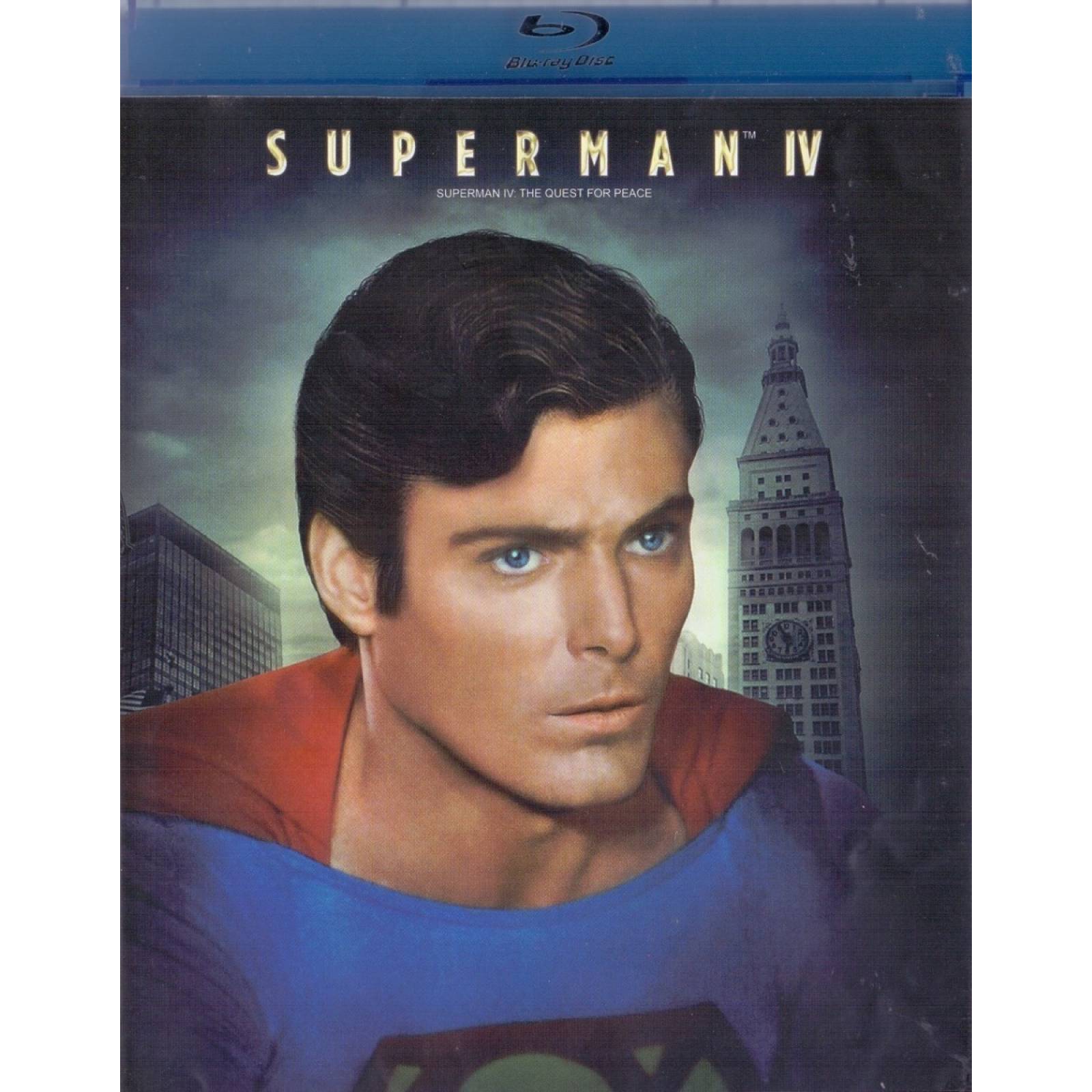 Superman 4 Iv Cuatro 1987 Christopher Reeve Pelicula Blu-ray