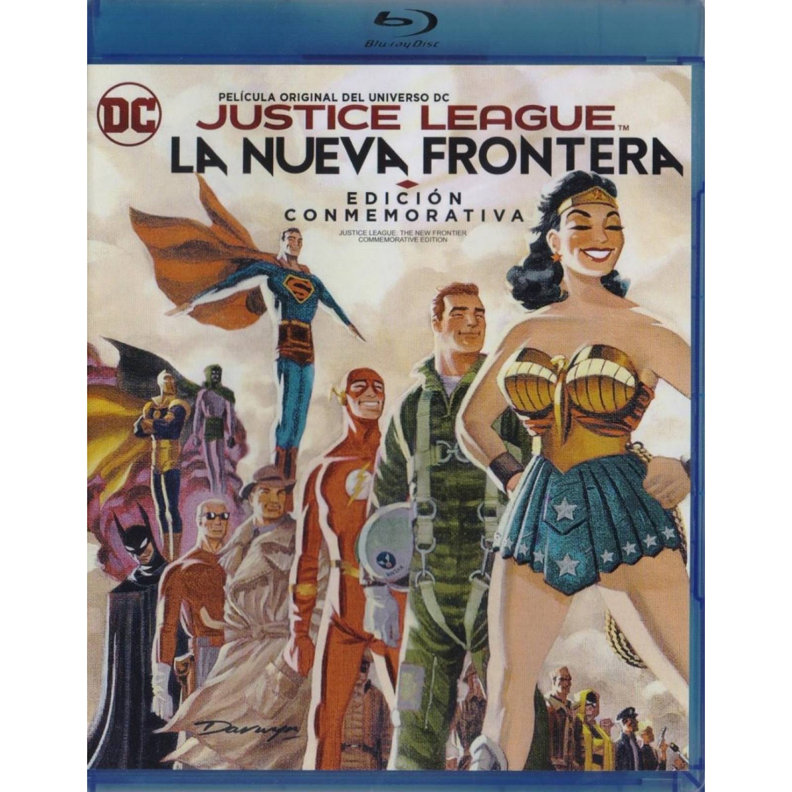 La Liga De La Justicia La Nueva Frontera Pelicula Blu-ray