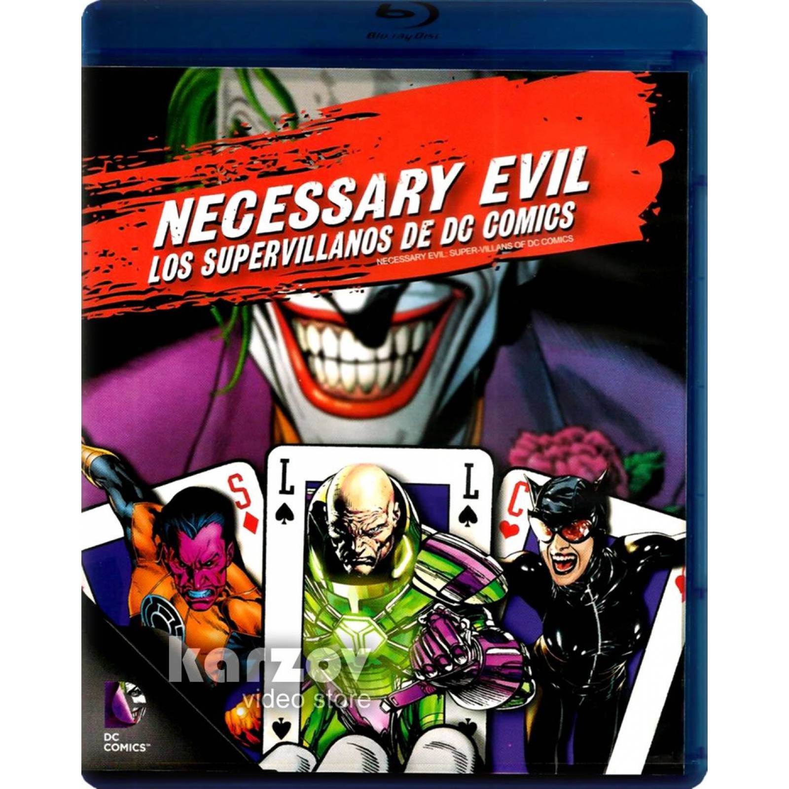 Necessary Evil Los Super Villanos De Dc Comcs Blu-ray