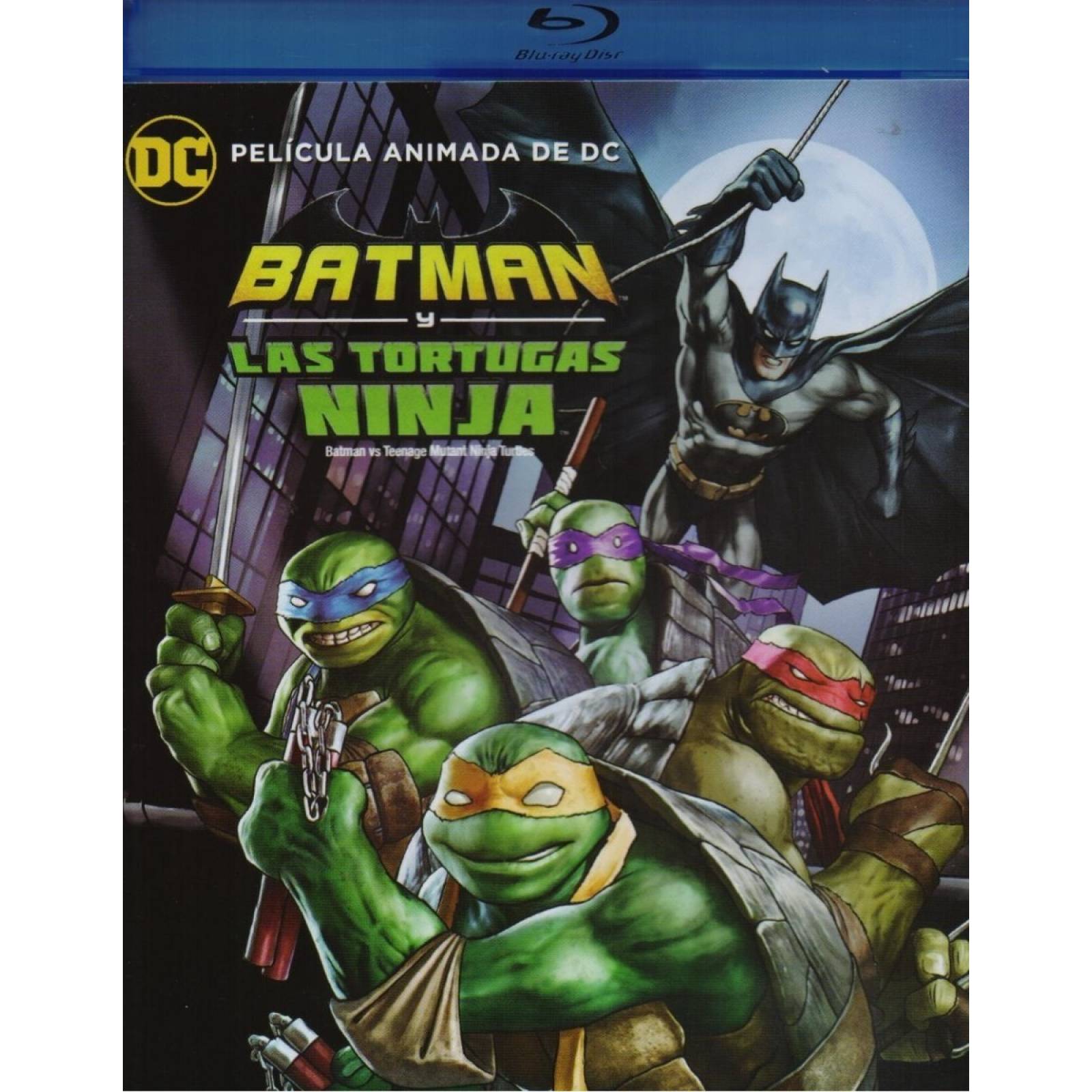 Batman Y Las Tortugas Ninja Tmnt Dc Comics Pelicula Blu-ray