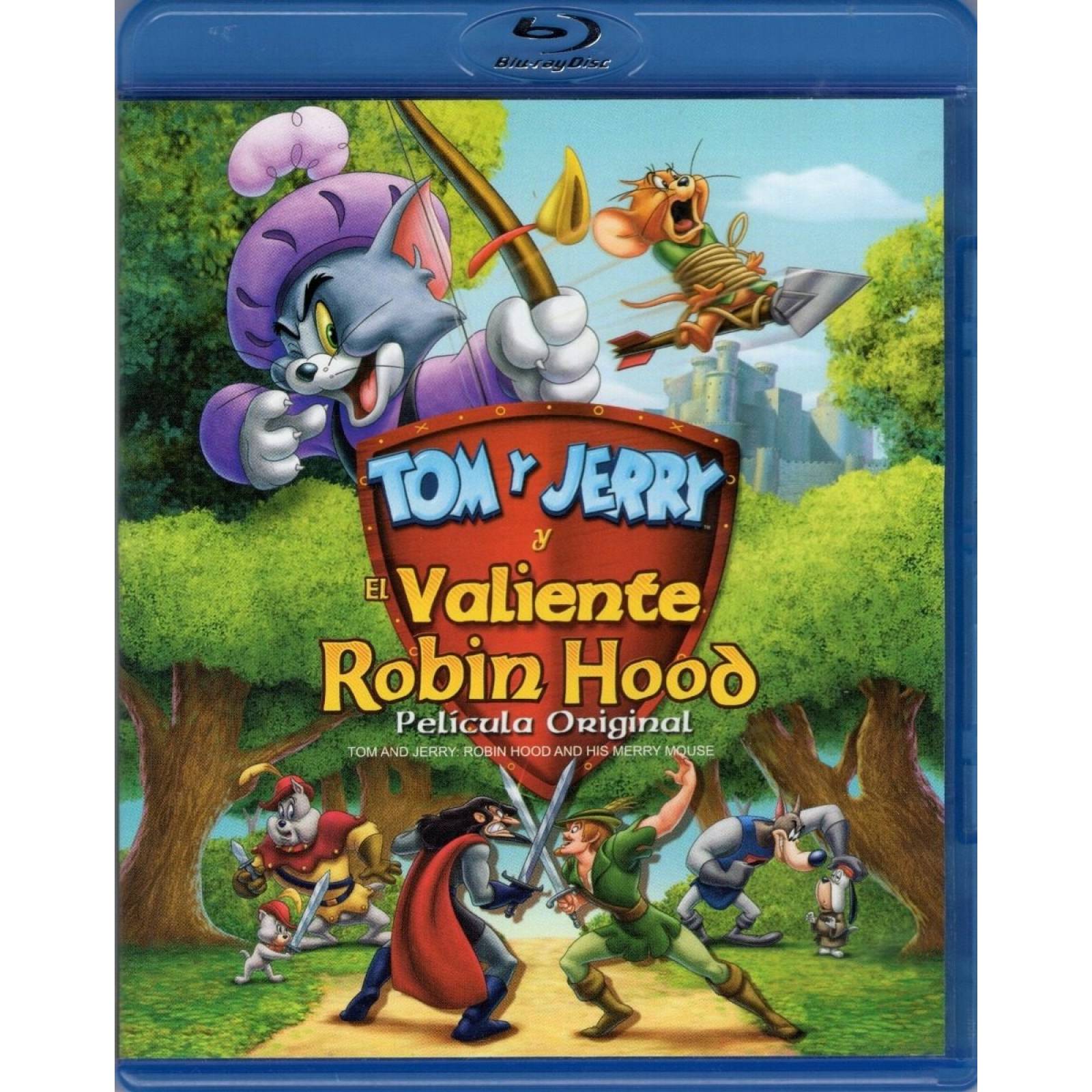 Tom Y Jerry Y El Valiente Robin Hood Pelicula Blu-ray