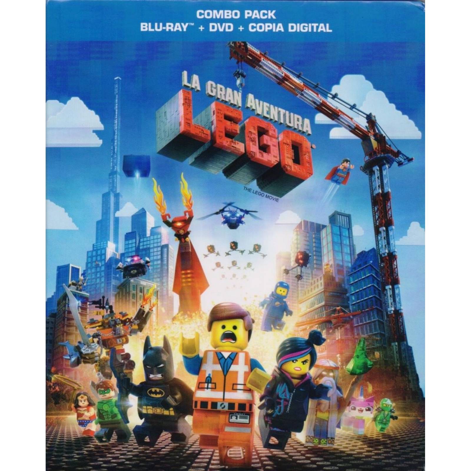 La Gran Aventura Lego Pelicula Blu-ray + Dvd + Copia Digital