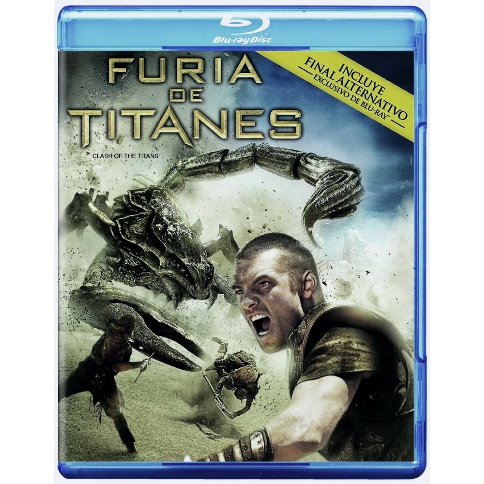 Furia De Titanes Sam Worthington Pelicula Blu-ray