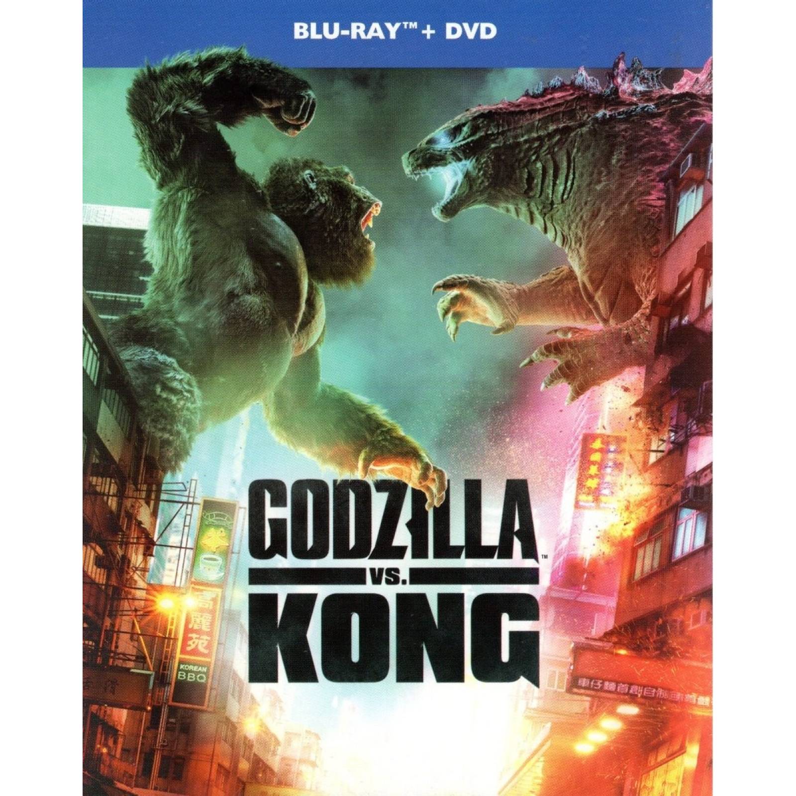 Godzilla Vs Kong Pelicula Blu-ray + Dvd