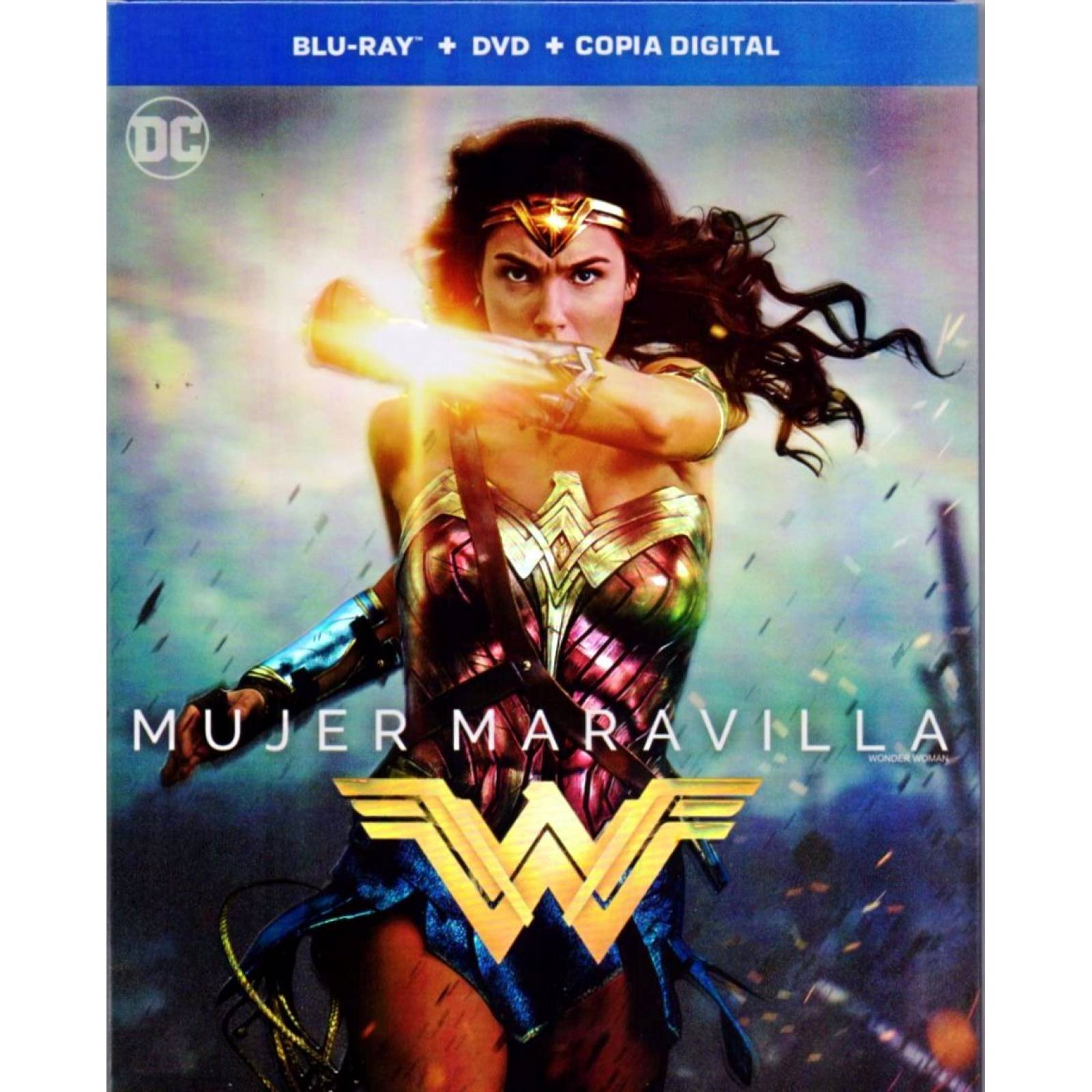 Mujer Maravilla Wonder Woman 2017 Blu-ray + Dvd + Digital