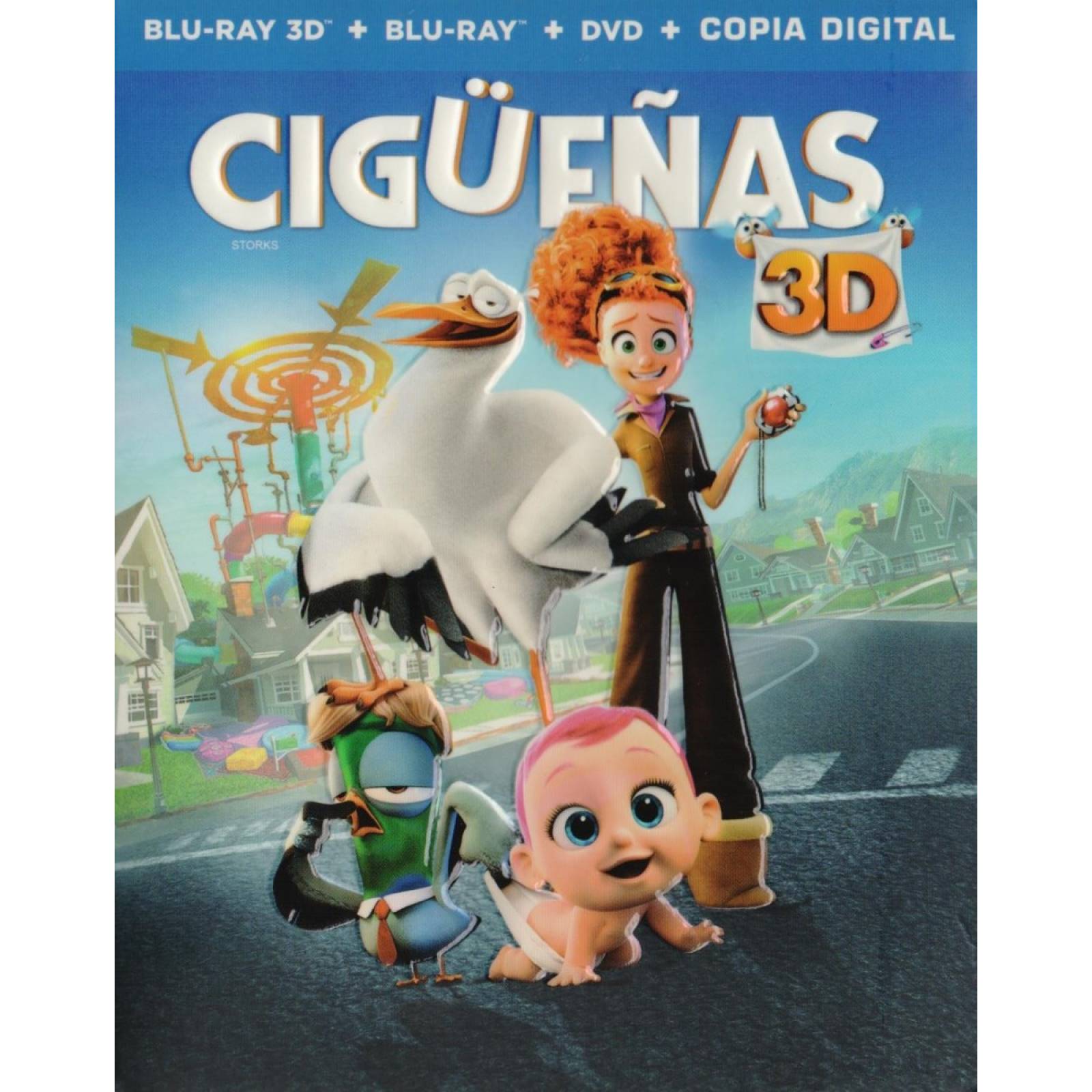 Cigueñas Martha Higareda Pelicula Blu-ray 3d + Blu-ray + Dvd