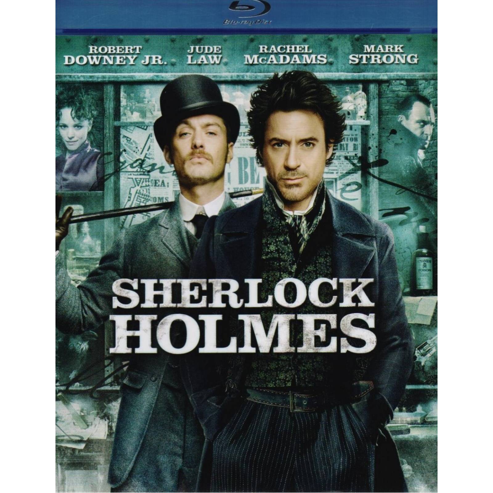 Sherlock Holmes Robert Downey Jr Pelicula Blu-ray + Dvd