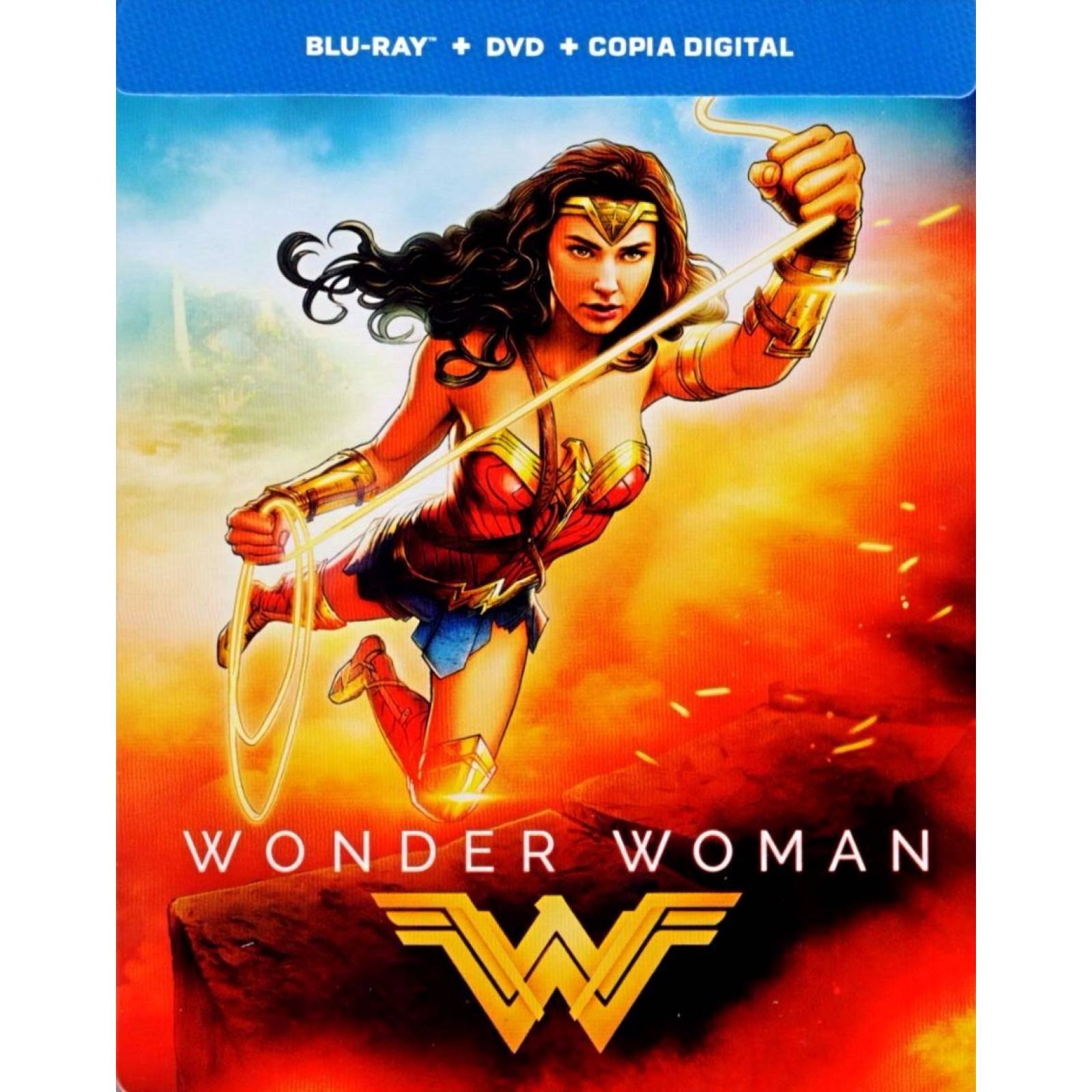 Mujer Maravilla Wonder Woman Blu-ray + Dvd + Hd Steelbook