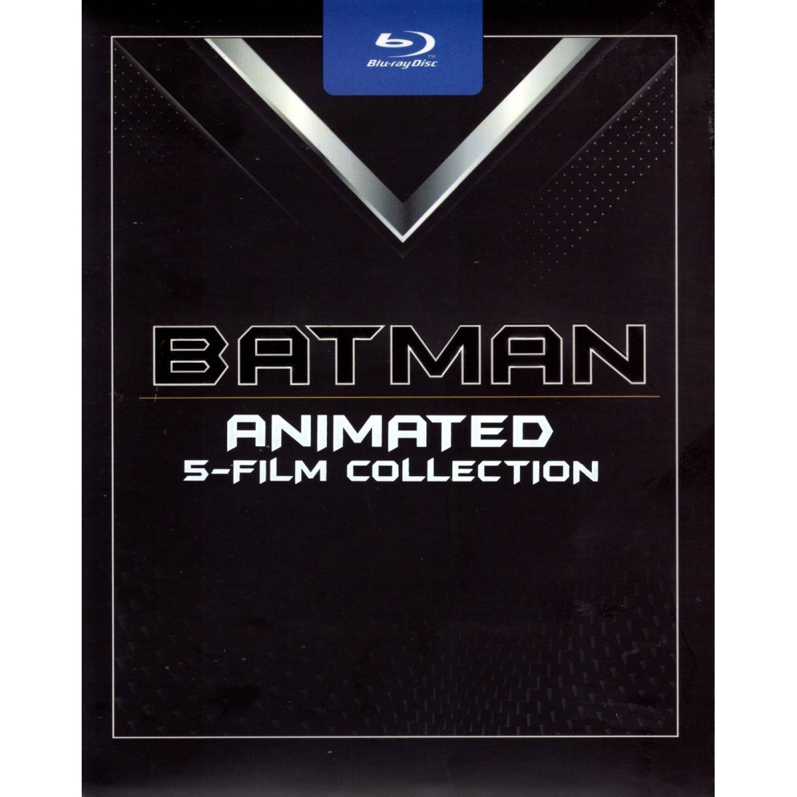 Batman Coleccion 5 Peliculas Animadas Boxset Blu-ray
