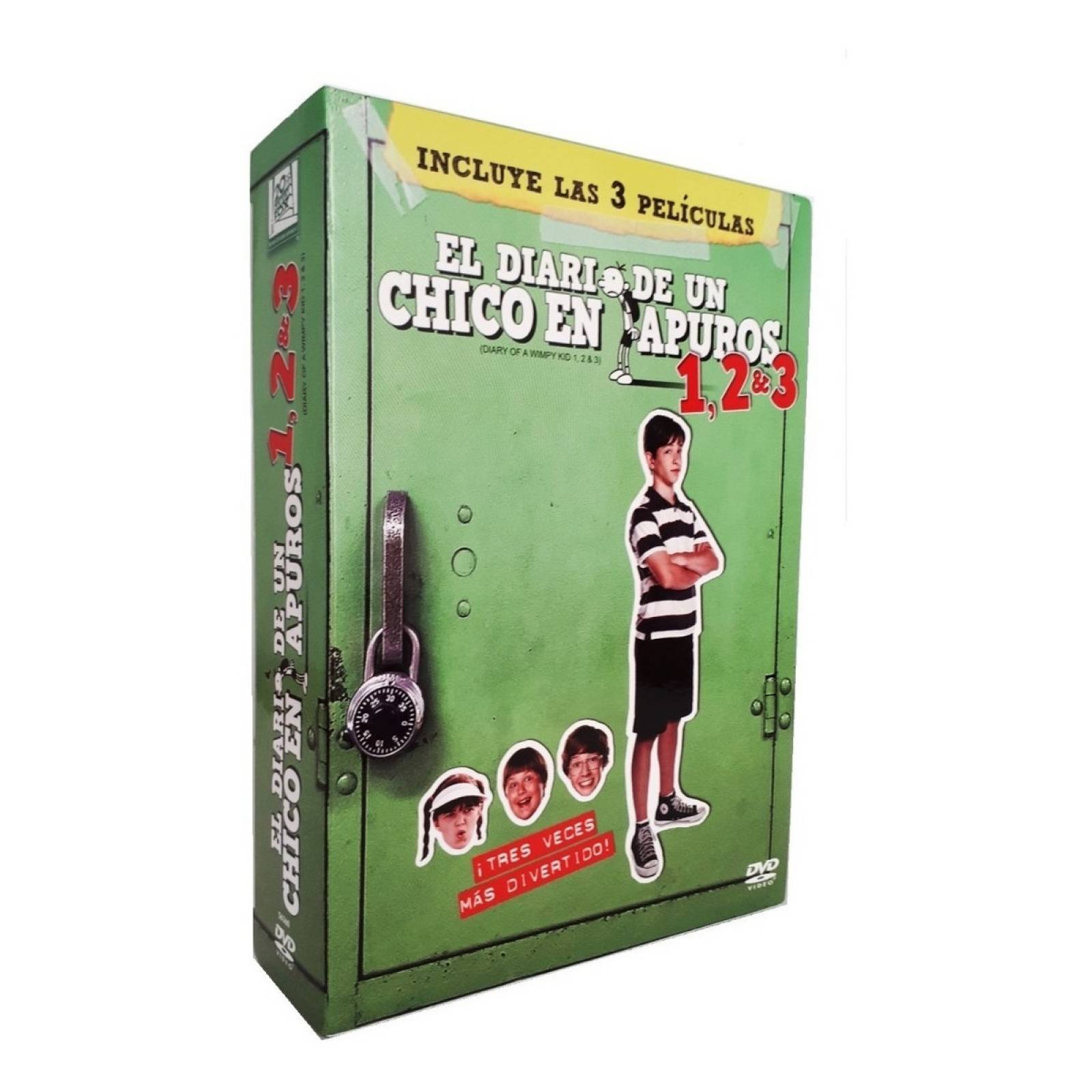 El Diario De Un Chico En Apuros Trilogia Peliculas 1 2 3 Dvd.