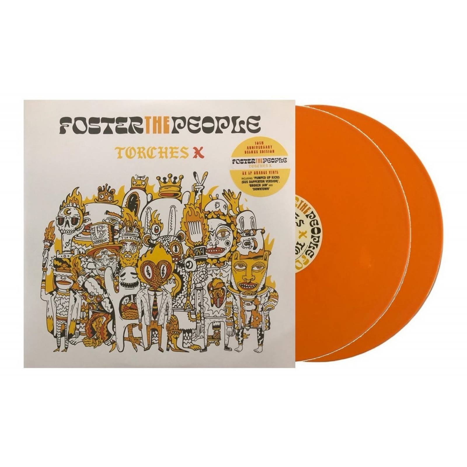 Foster The People Torches X Deluxe 2 Lp Vinyl / Naranja