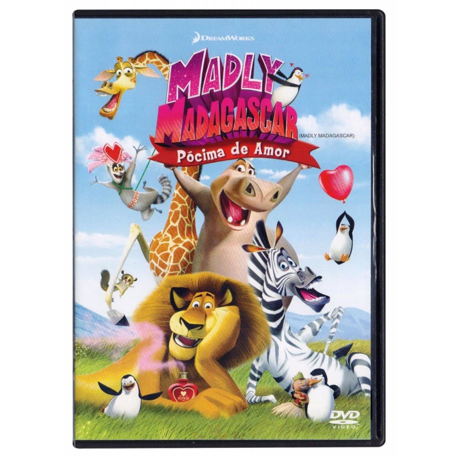 Madly Madagascar Pocima De Amor Pelicula Dvd.