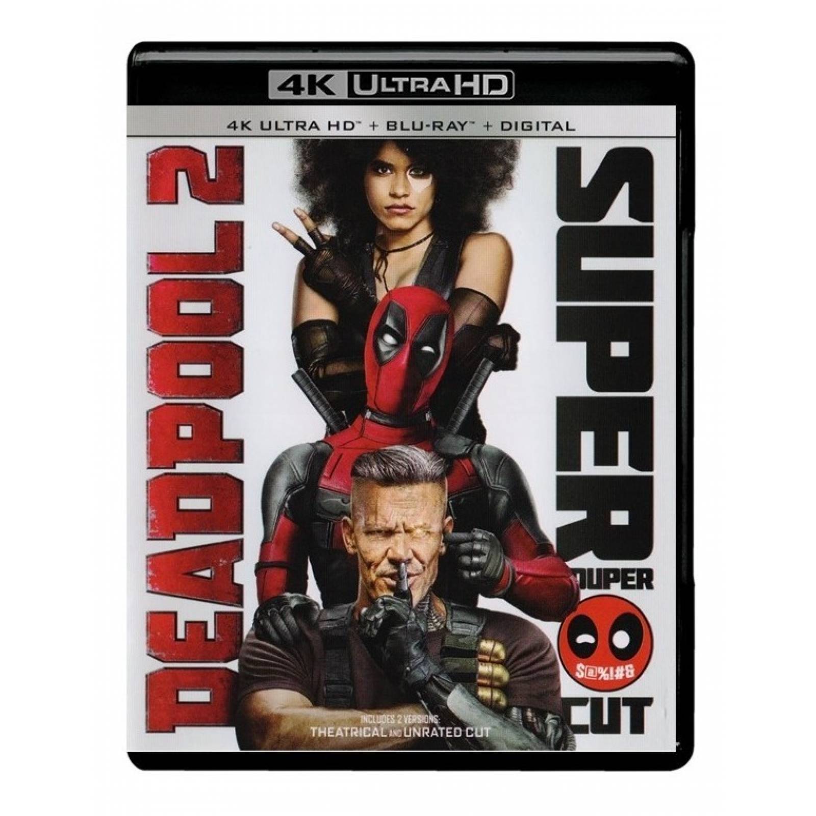Deadpool 2 Dos Ryan Reynolds Pelicula 4k Ultra Hd + Blu-ray
