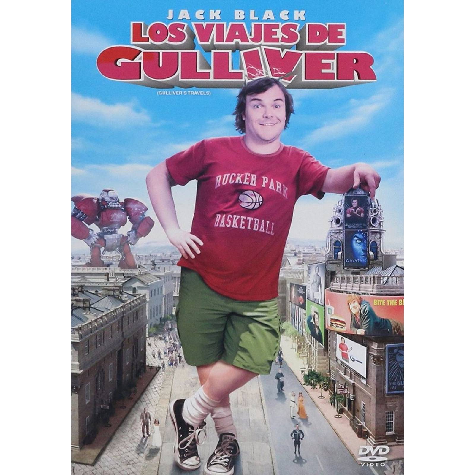 Los Viajes De Gulliver Jack Black Pelicula Dvd