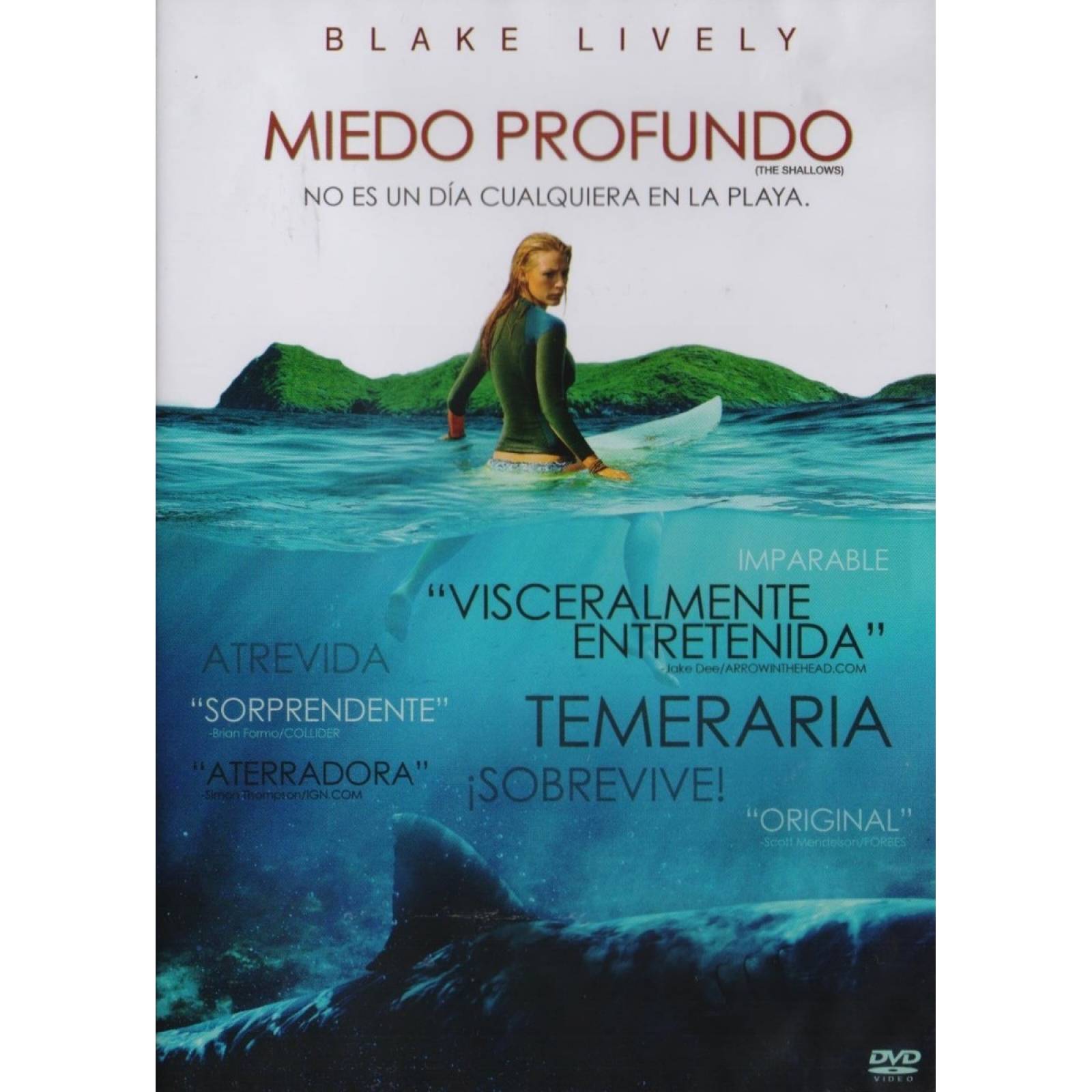 Miedo Profundo The Shallows Blake Lively Pelicula Dvd