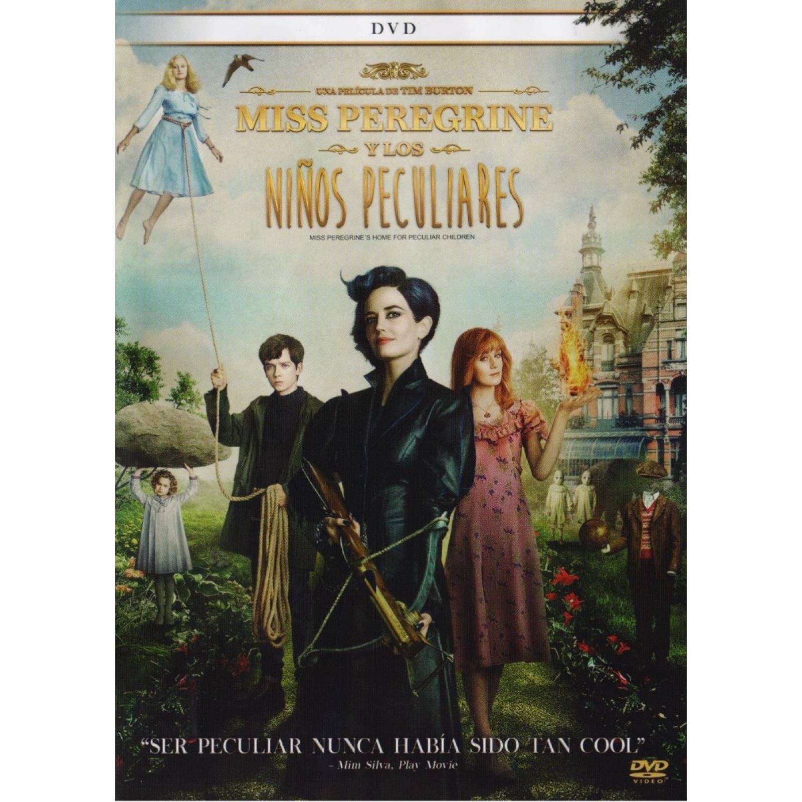 Miss Peregrine Los Niños Peculiares Tim Burton Pelicula Dvd
