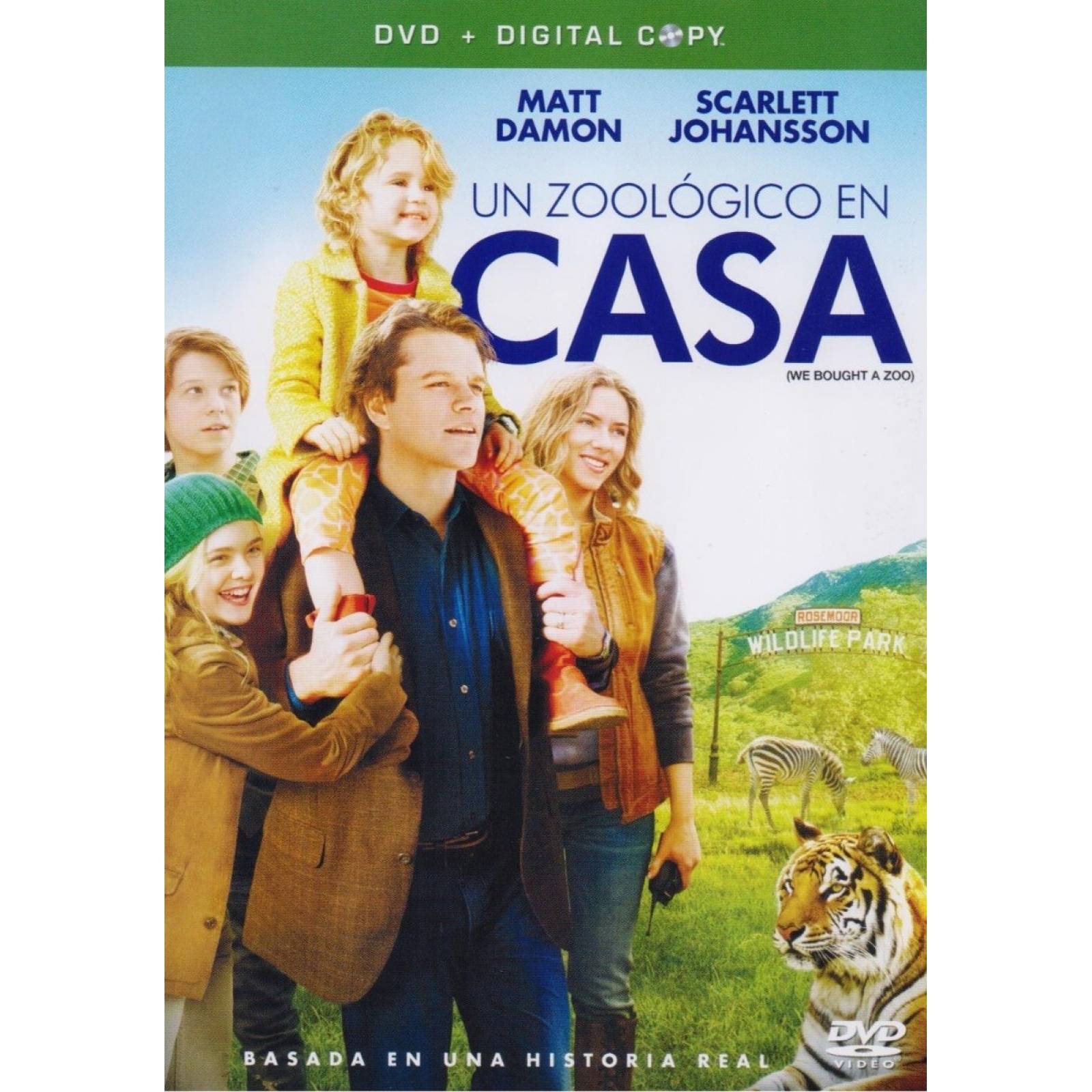 Un Zoologico En Casa Scarlett Johansson Pelicula Dvd + Dig