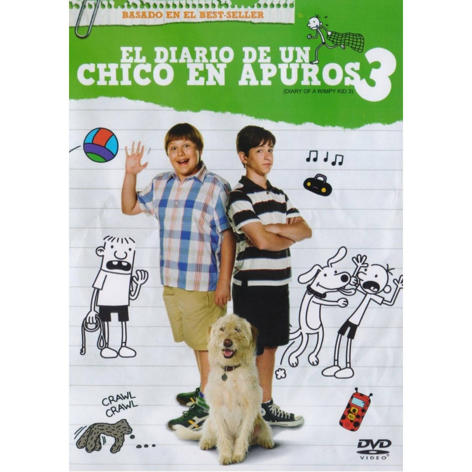 El Diario De Un Chico En Apuros 3 Wimpy Kid Pelicula Dvd.