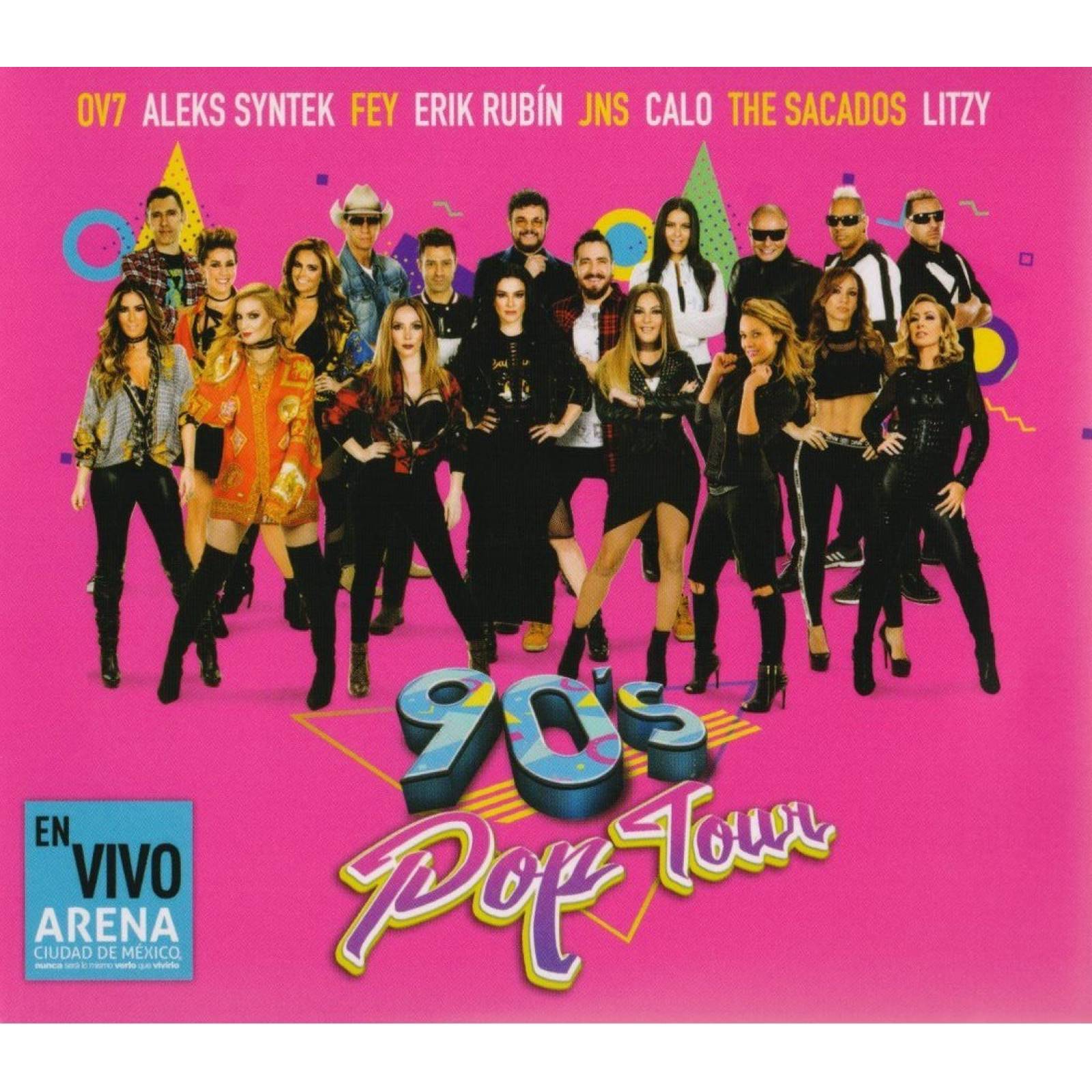 90's Pop Tour - Volumen 1 Ov7 Fey - 2 Cd 's + Dvd - Nuevo.