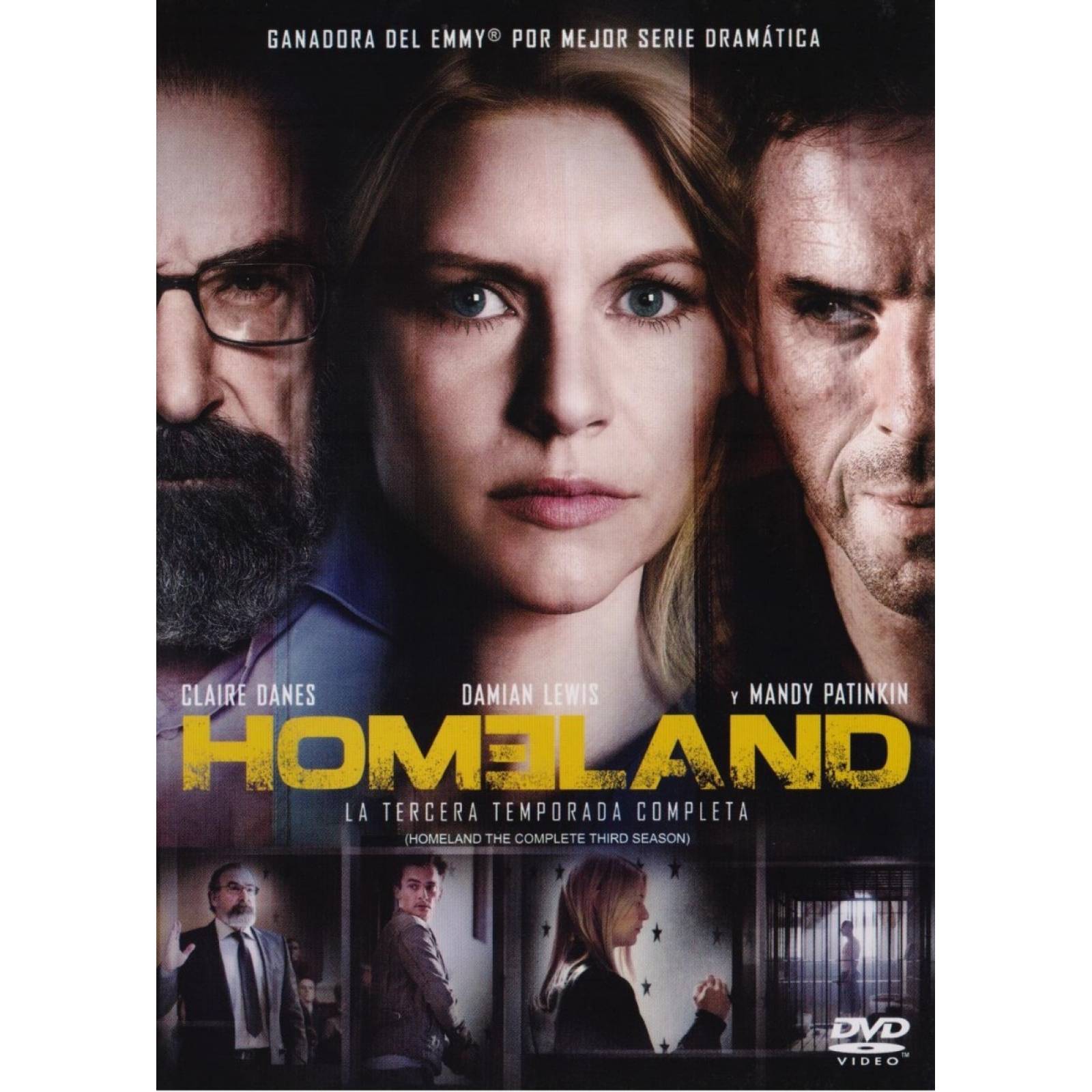 Homeland Tercera Temporada 3 Tres Dvd