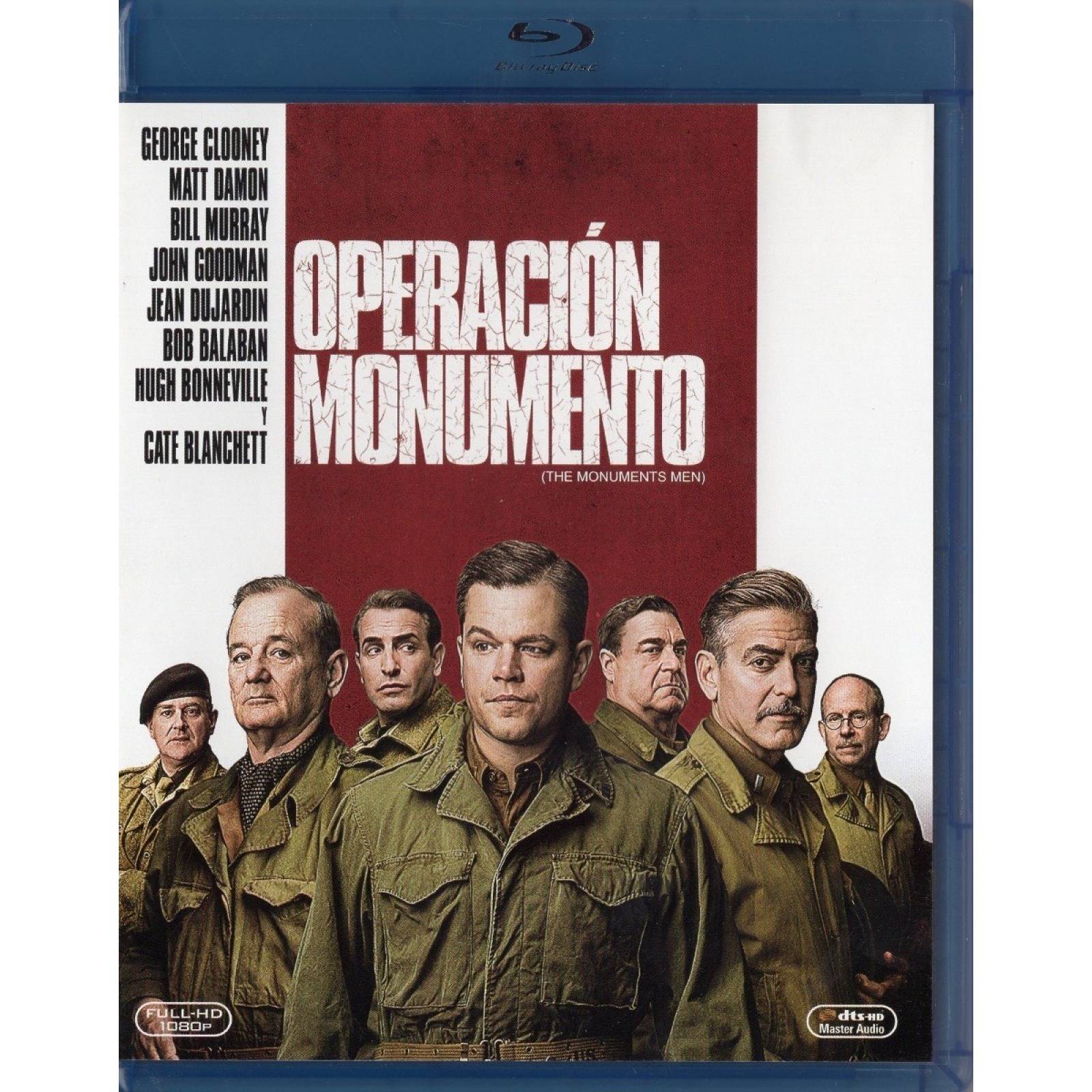 Operacion Monumento George Clooney Pelicula Blu-ray