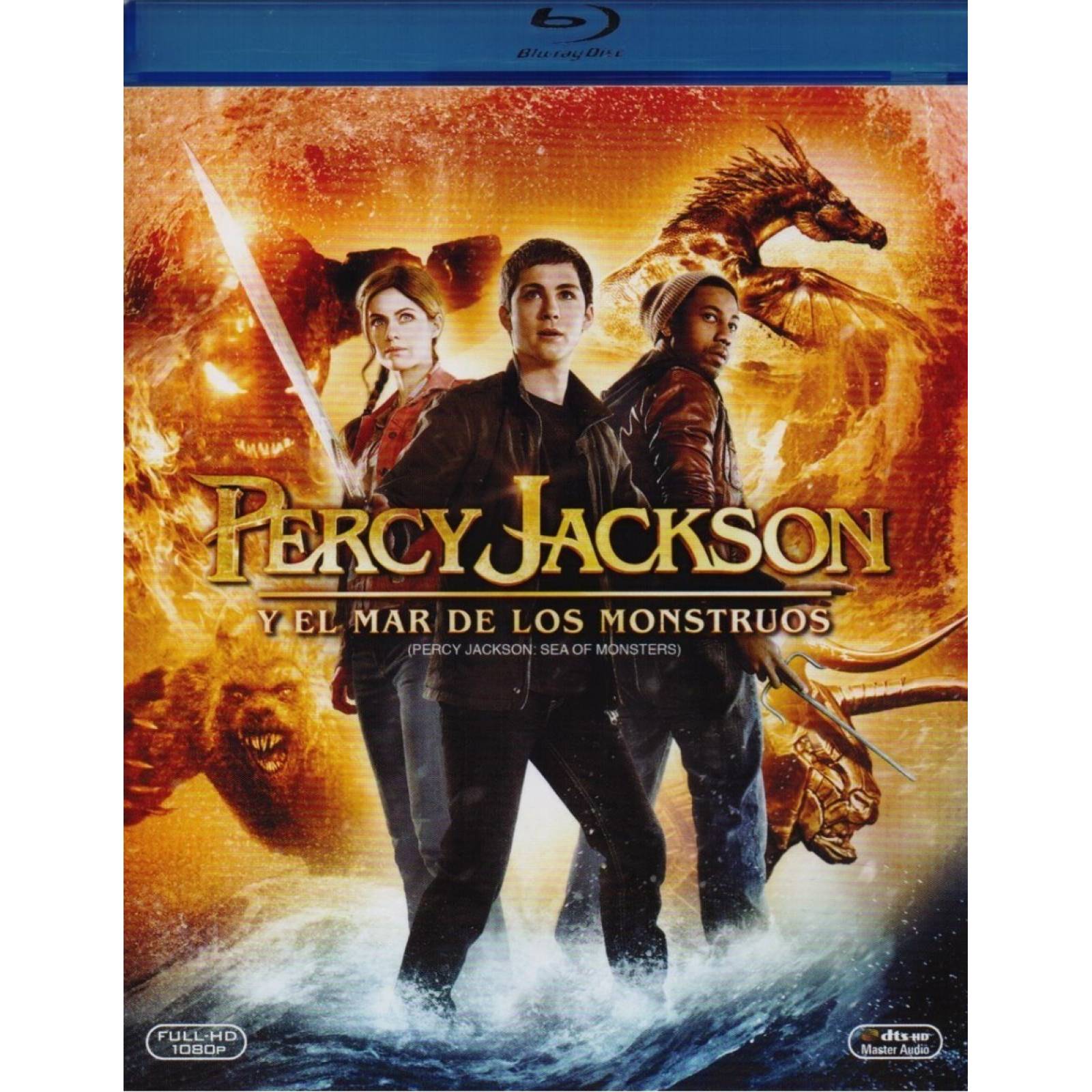 Percy Jackson Y El Mar De Los Monstruos Pelicula Blu-ray
