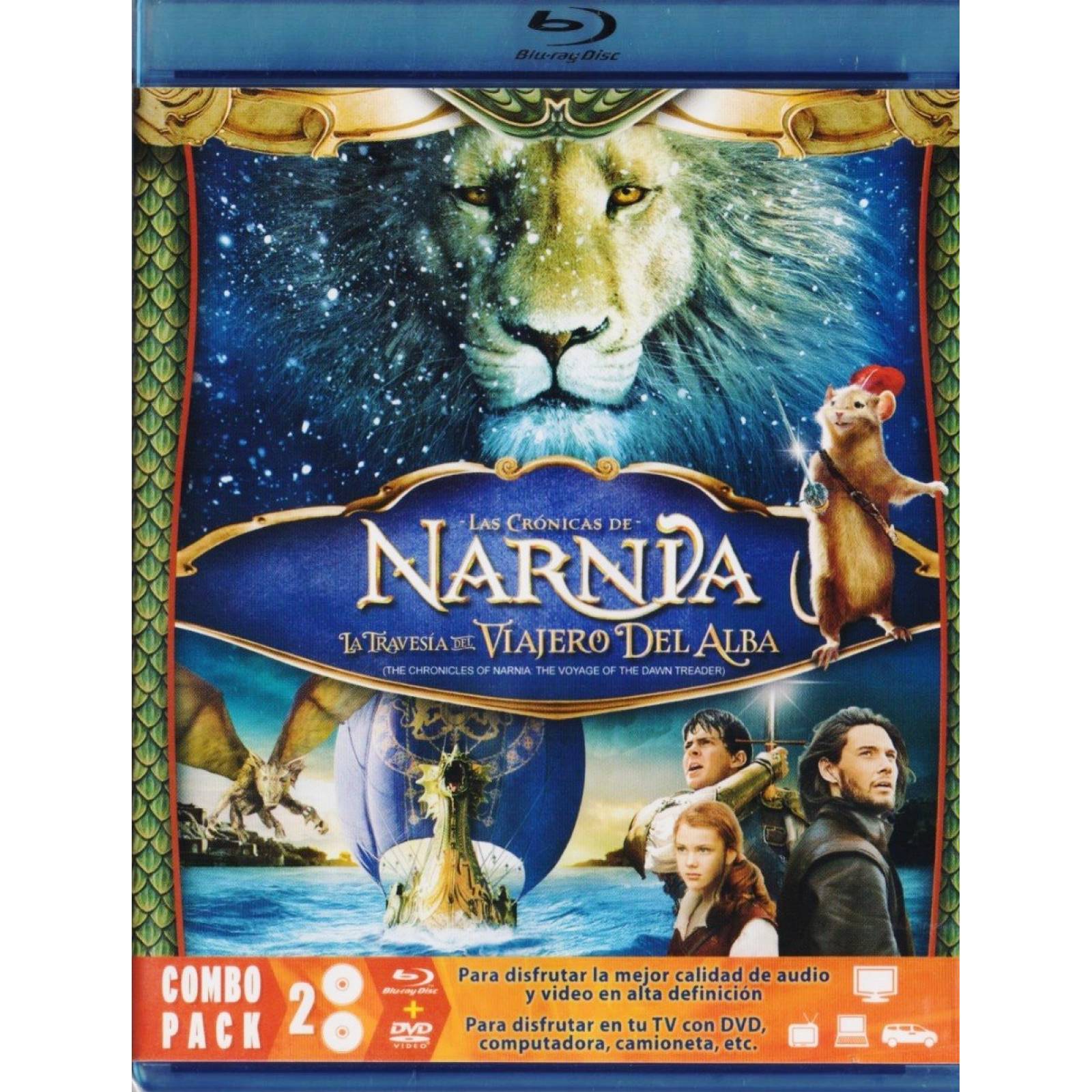 Las Cronicas De Narnia 3 Viajero Del Alba Blu-ray + Dvd