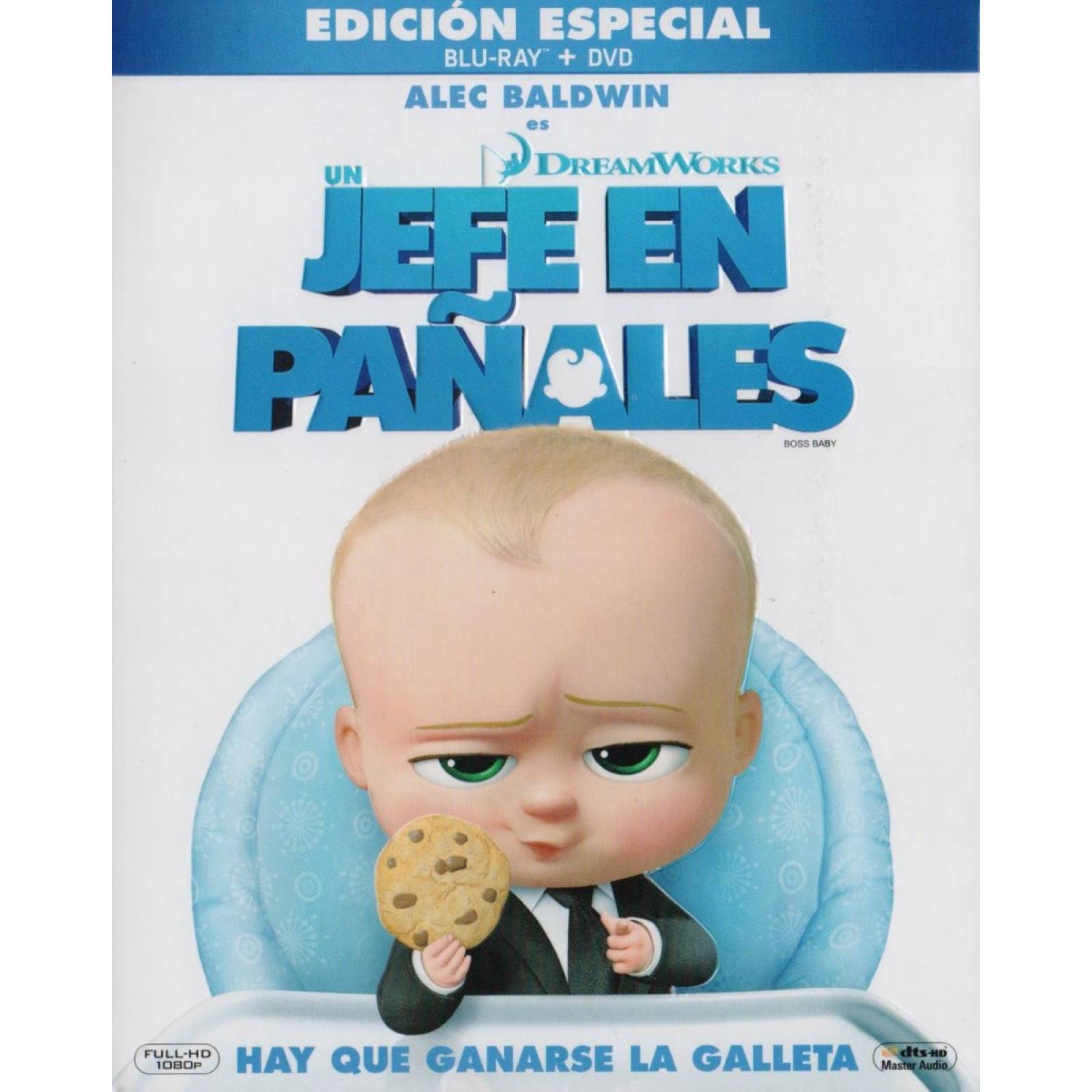 Un Jefe En Pañales The Boss Baby Pelicula Blu-ray + Dvd