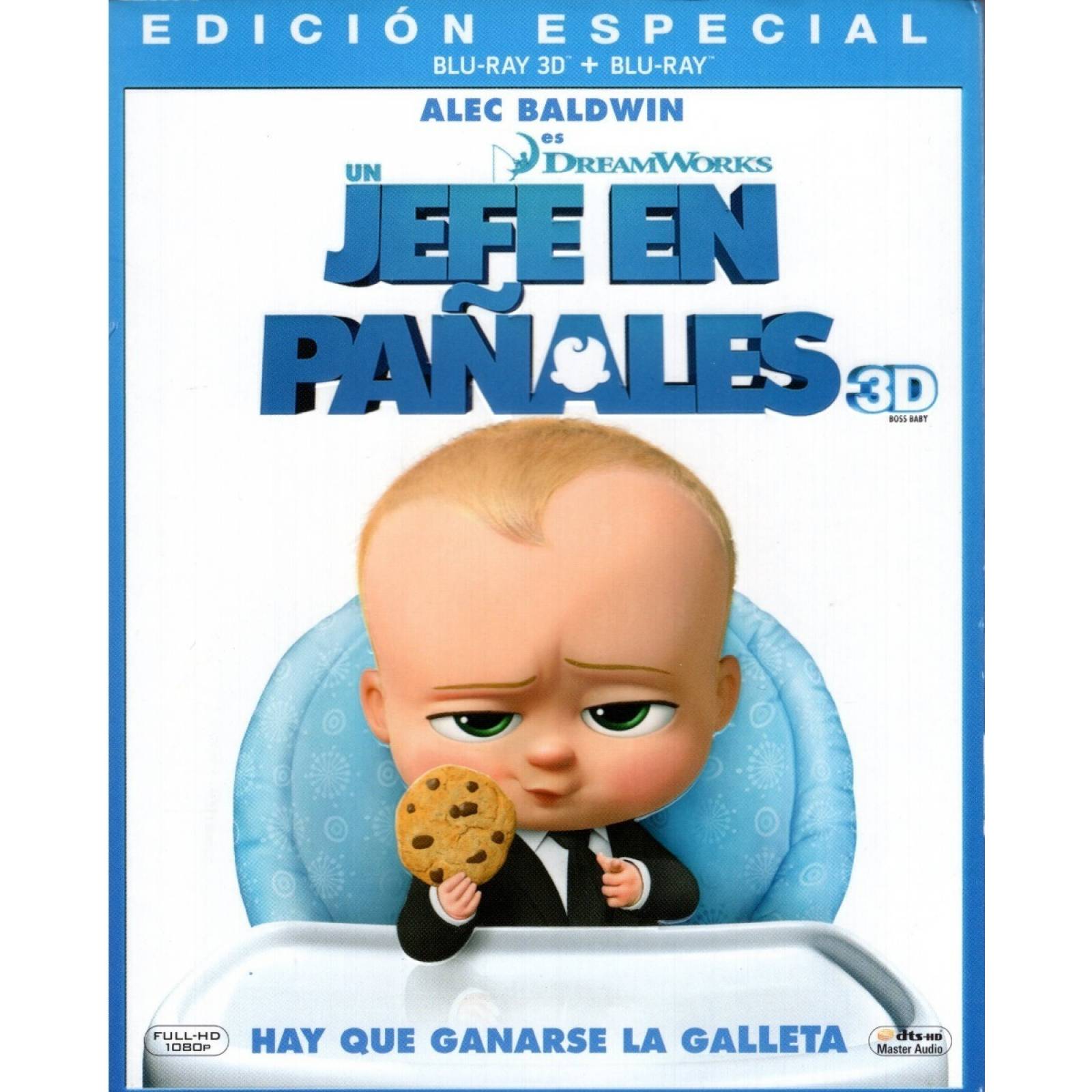 Un Jefe En Pañales The Boss Baby Pelicula En Blu-ray 3d