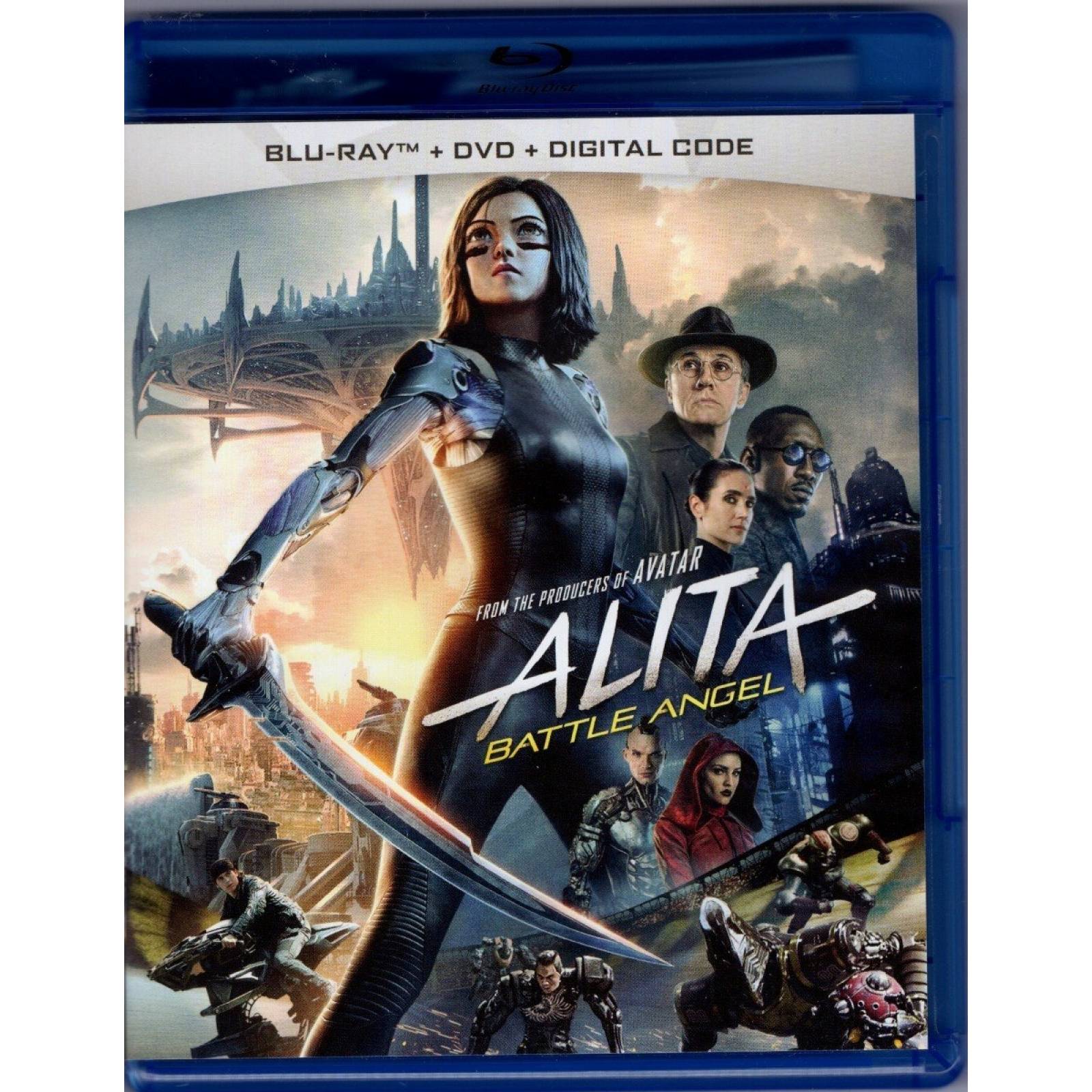 Alita Battle Angel Pelicula Blu-ray + Dvd + Dig